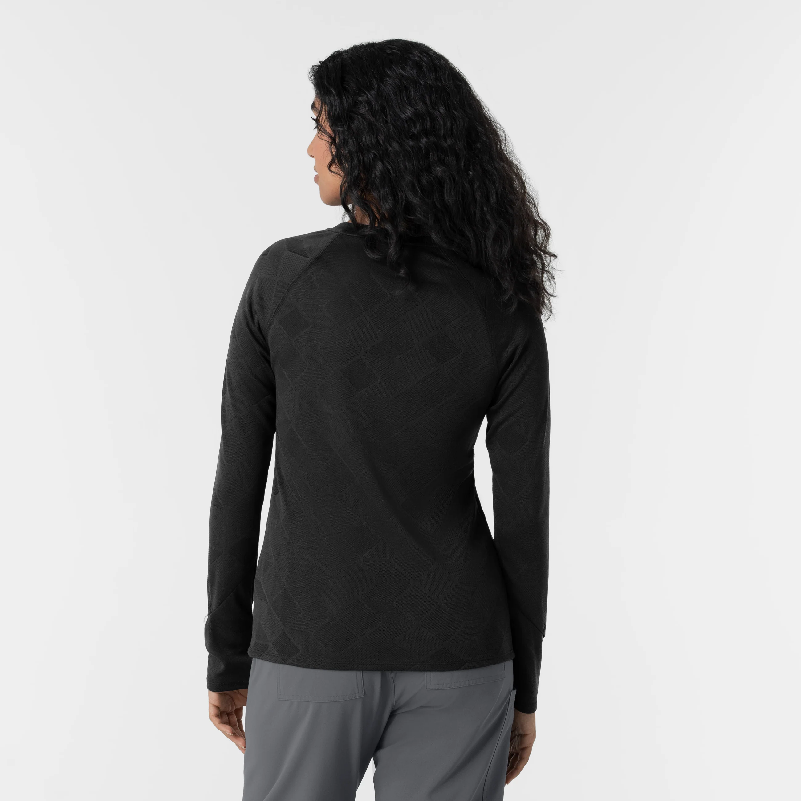 Women's Engineered Underscrub Tee - Black - Image 2