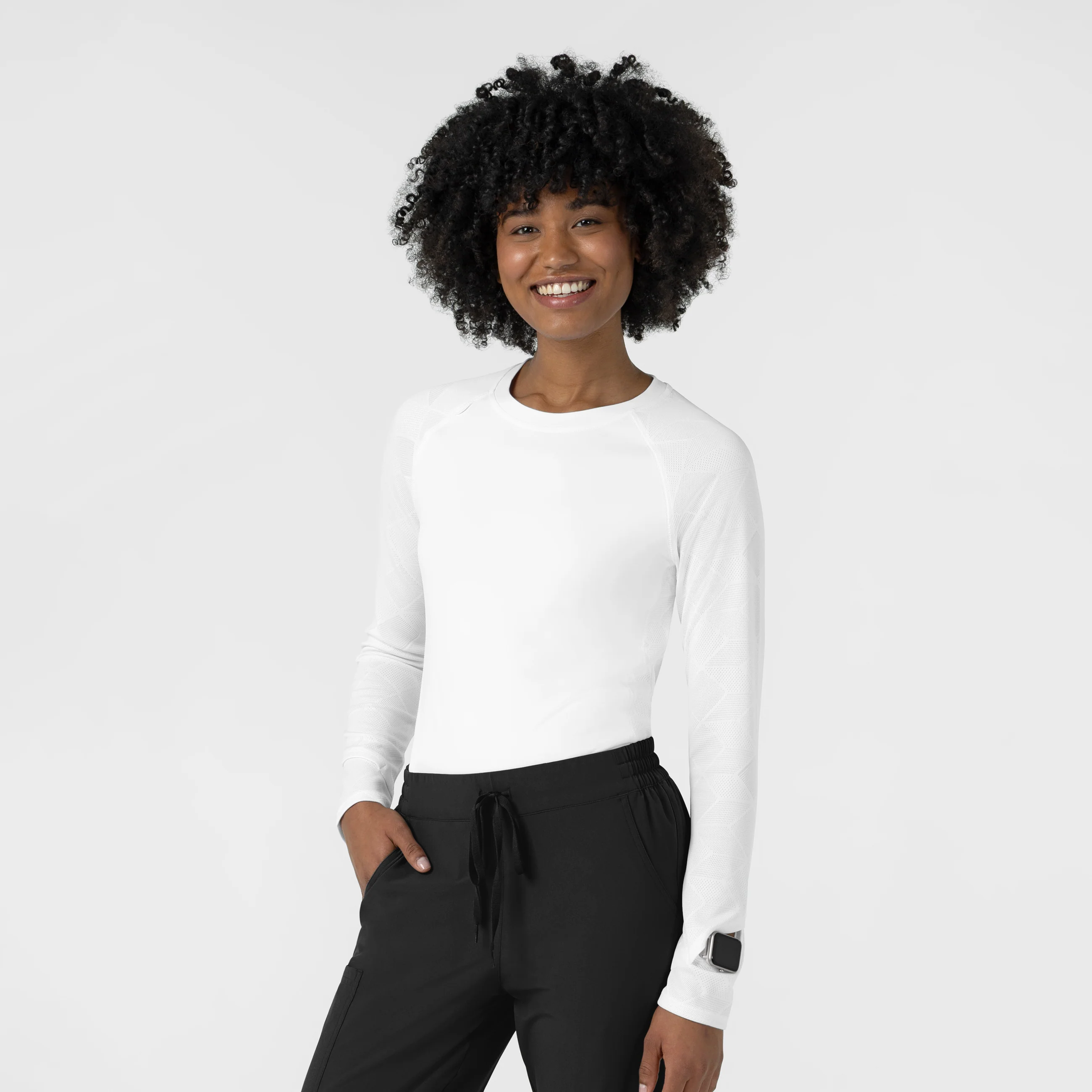 Women's Engineered Underscrub Tee - White