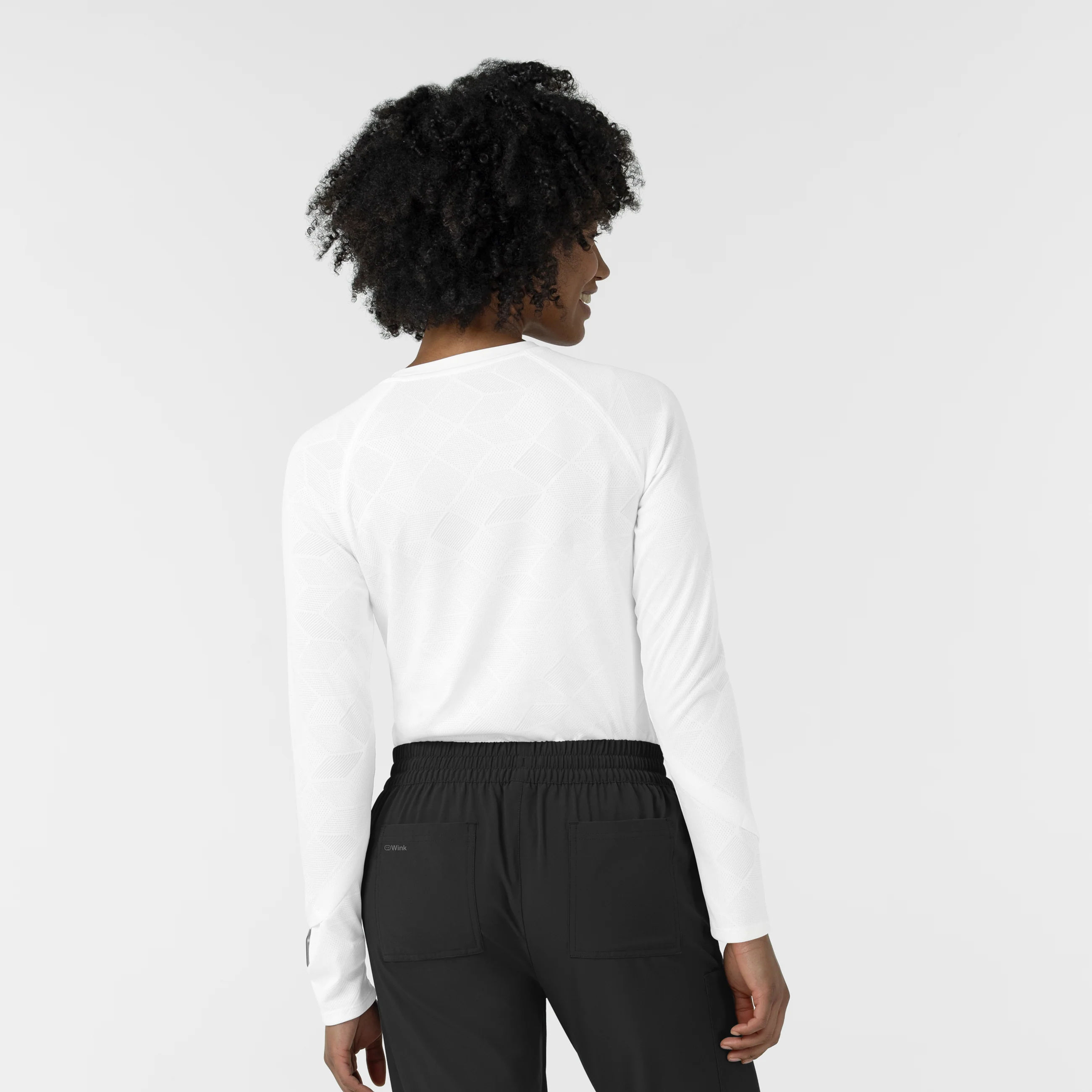 Women's Engineered Underscrub Tee - White - Image 2