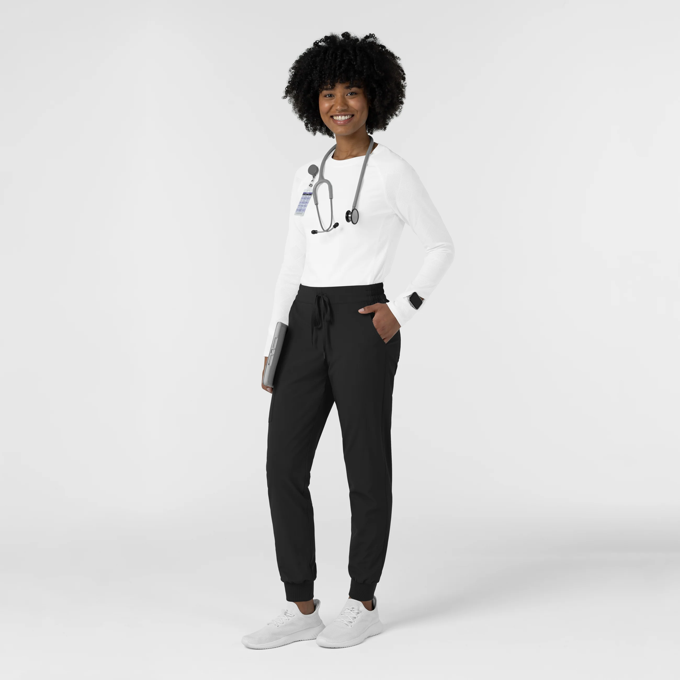 Women's Engineered Underscrub Tee - White - Image 3