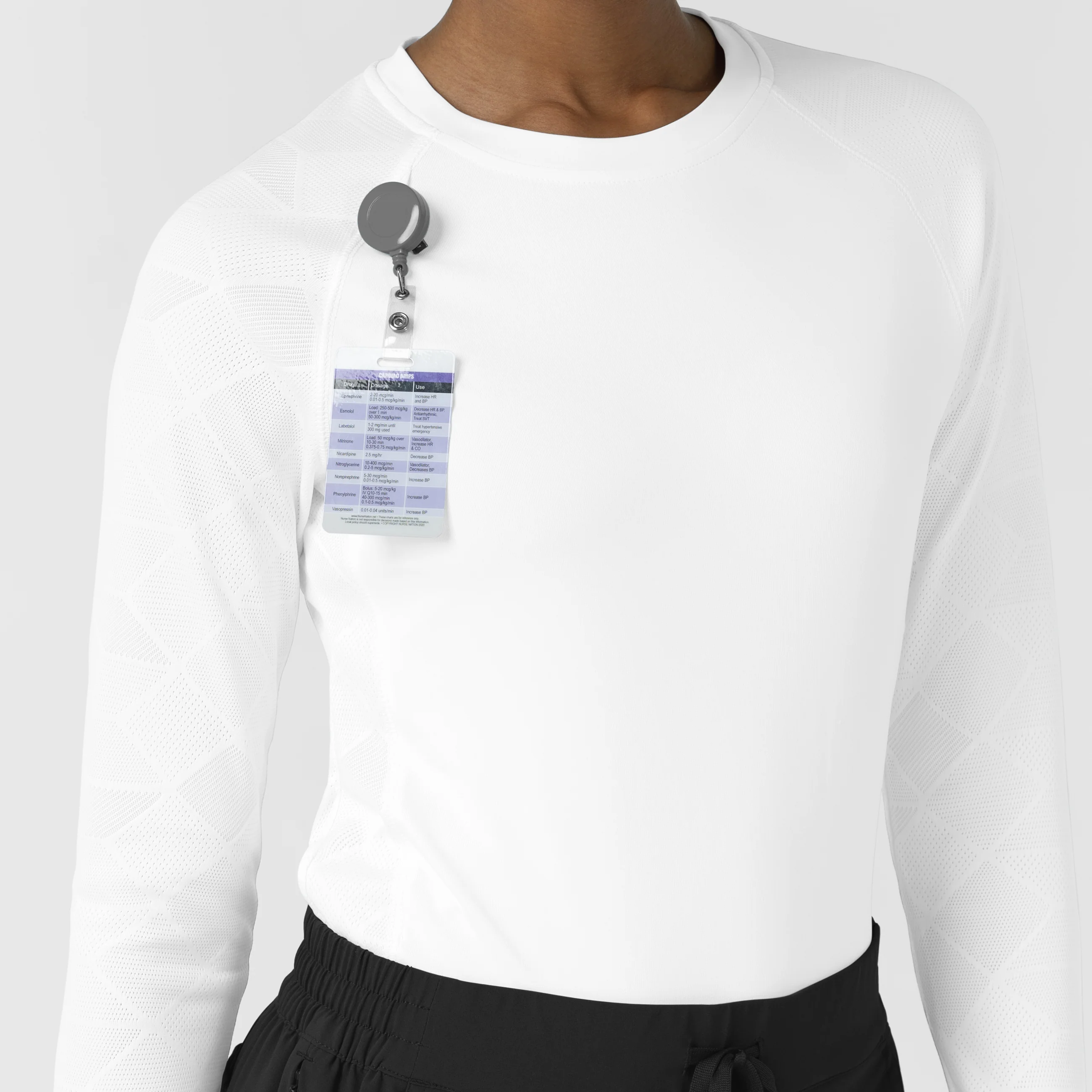 Women's Engineered Underscrub Tee - White - Image 5