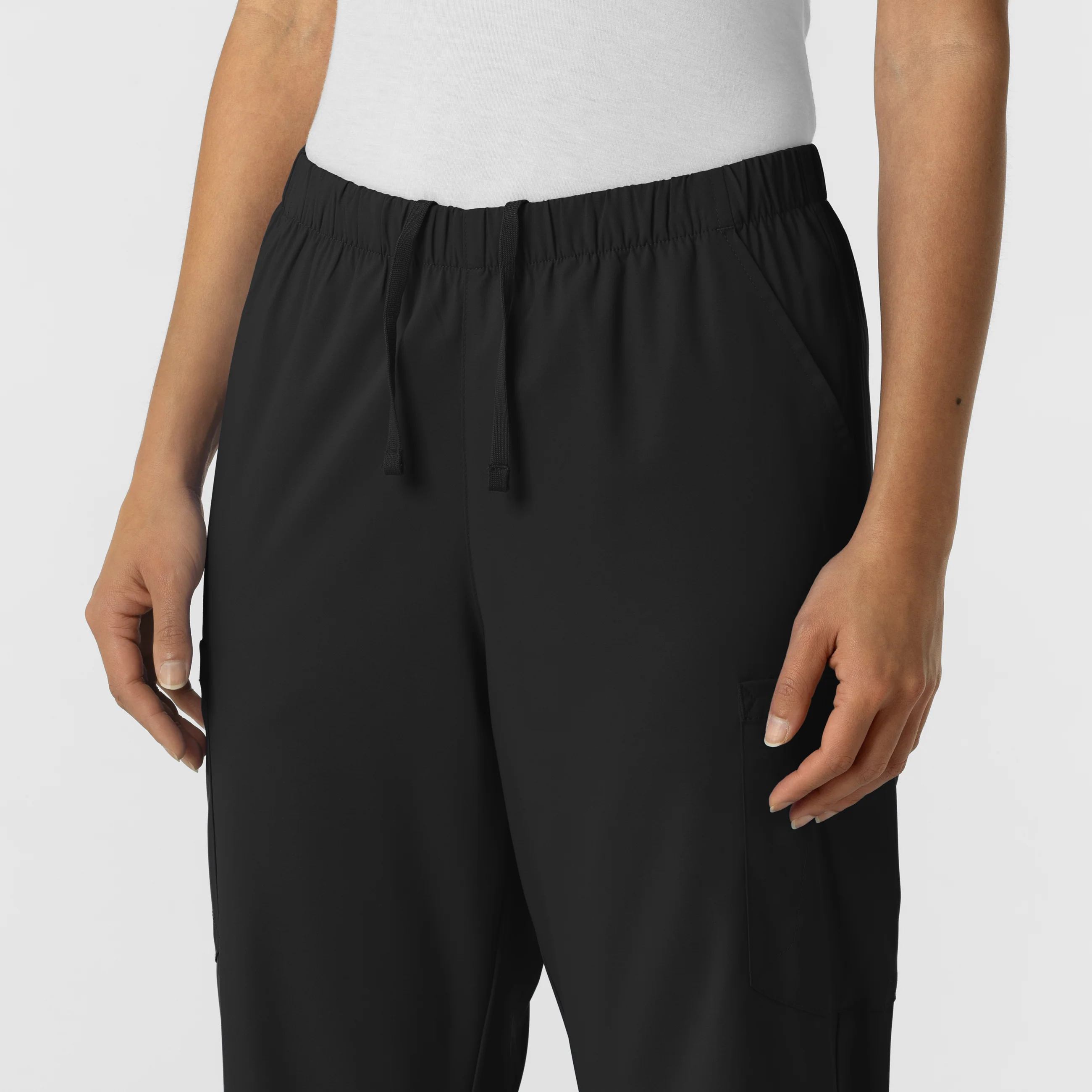 Boundless Unisex Straight Leg Scrub Pant - Black - Image 5