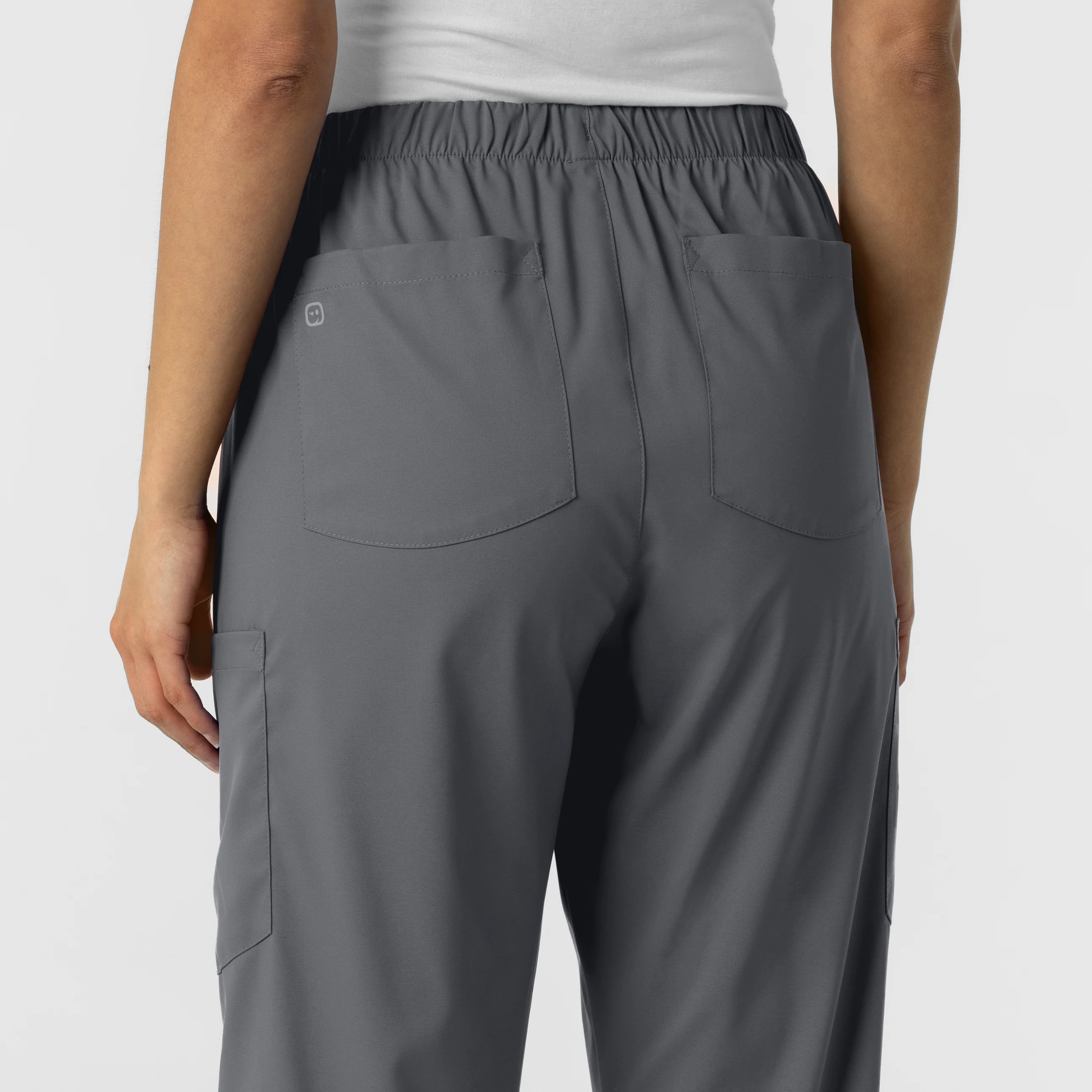 Boundless Unisex Straight Leg Scrub Pant - Pewter - Image 10