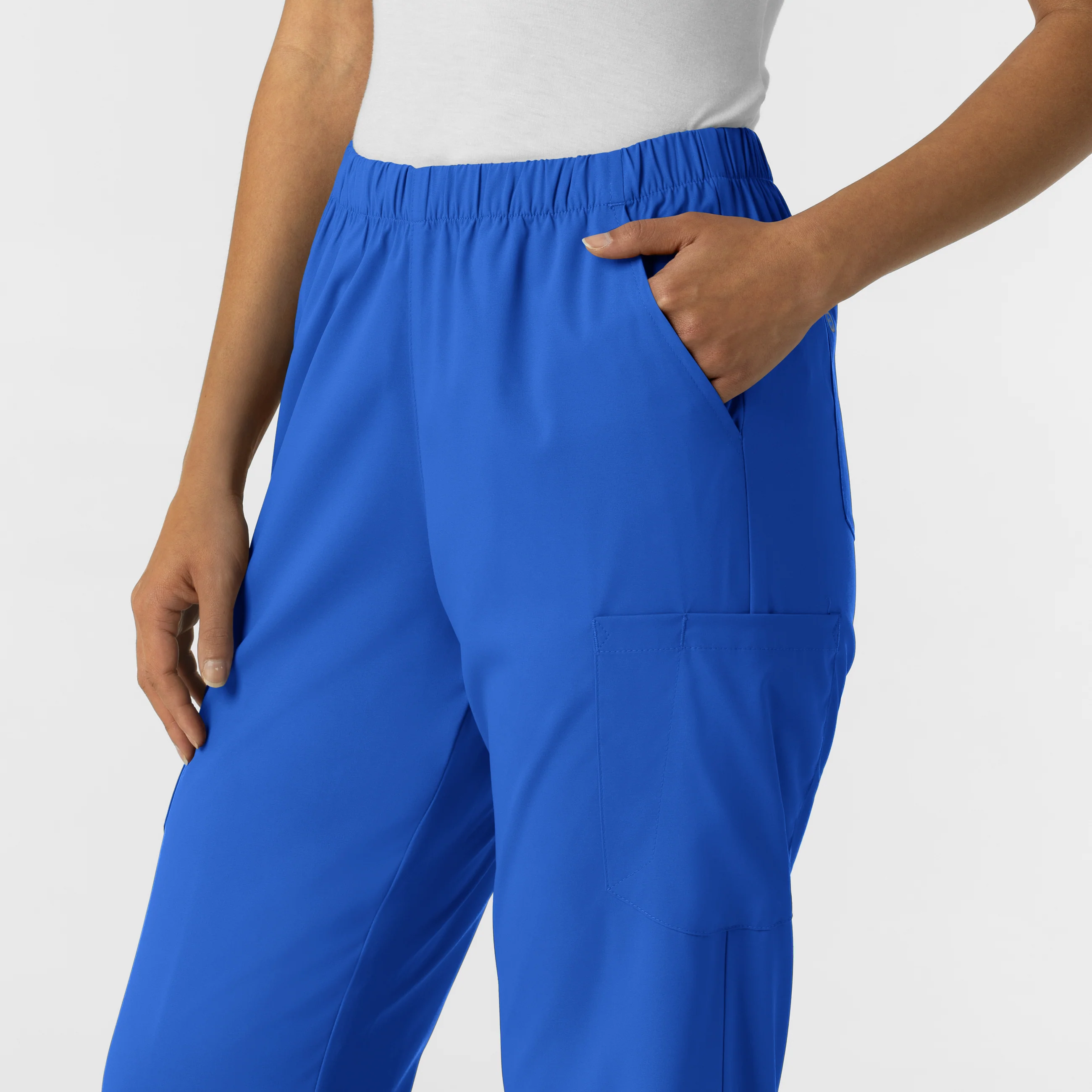 Boundless Unisex Straight Leg Scrub Pant - Royal - Image 7