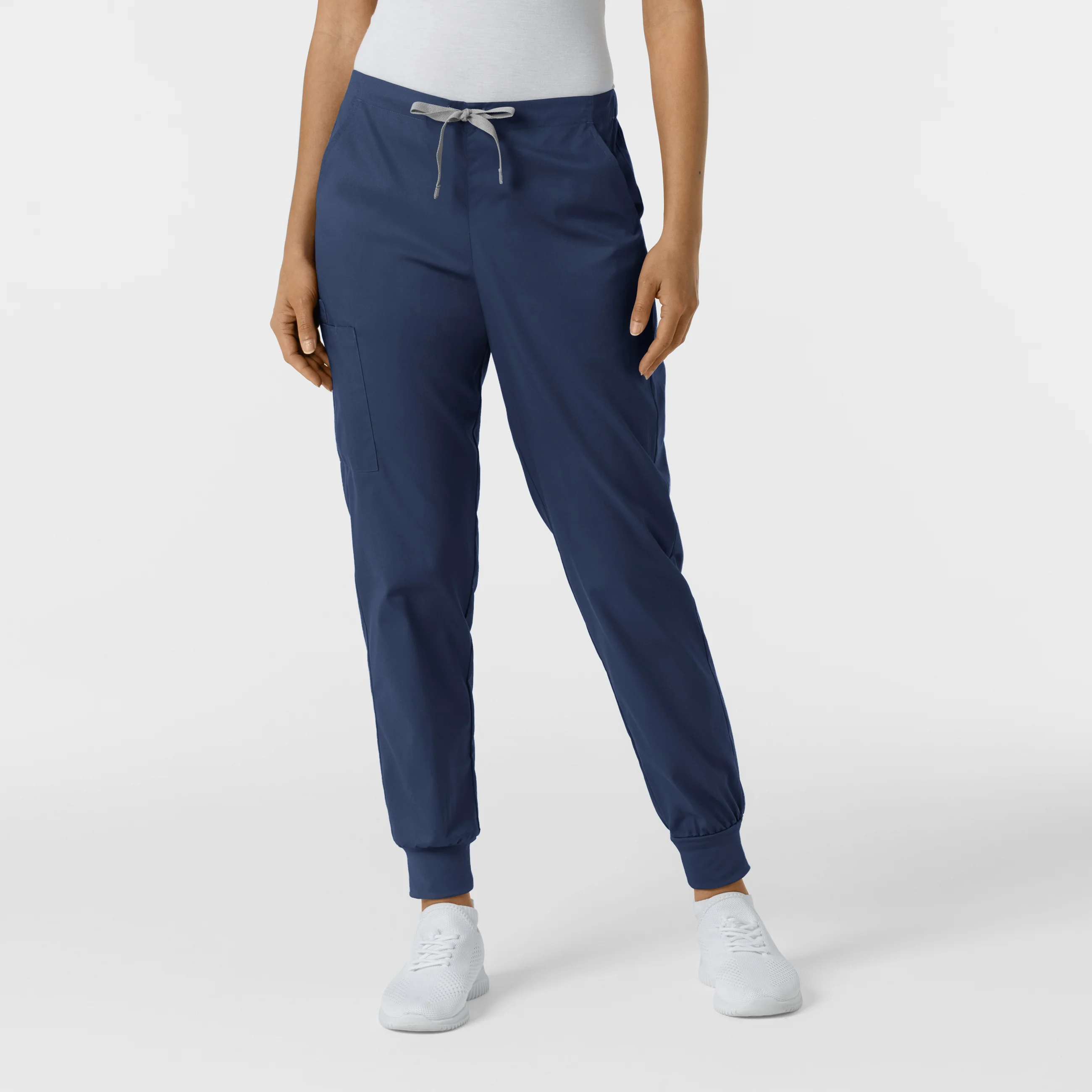 WORK Women's Cargo Jogger Scrub Pant - Navy