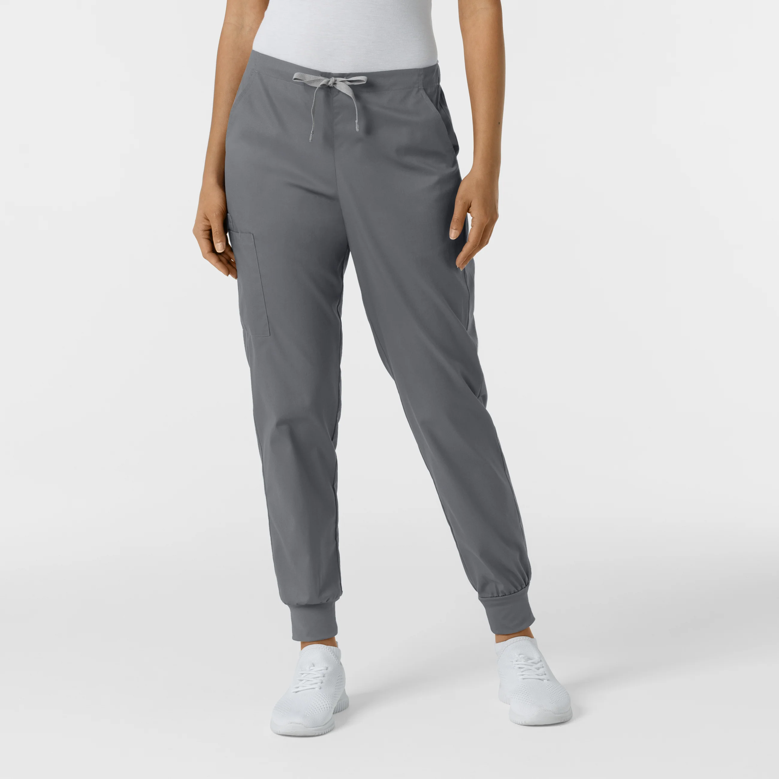 WORK Women's Cargo Jogger Scrub Pant - Pewter