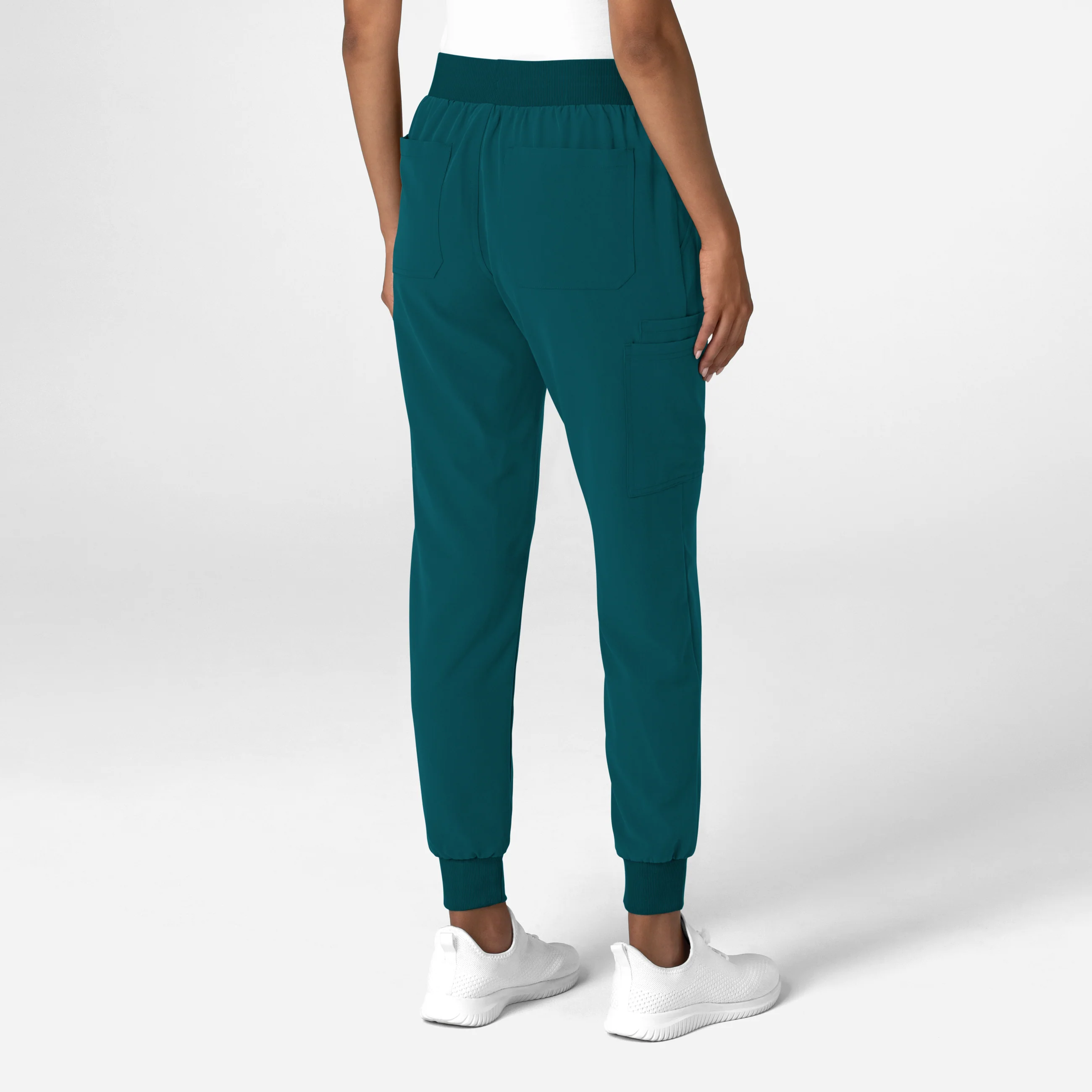 Nova Women's Jogger Utility Scrub Pant - Caribbean - Image 2