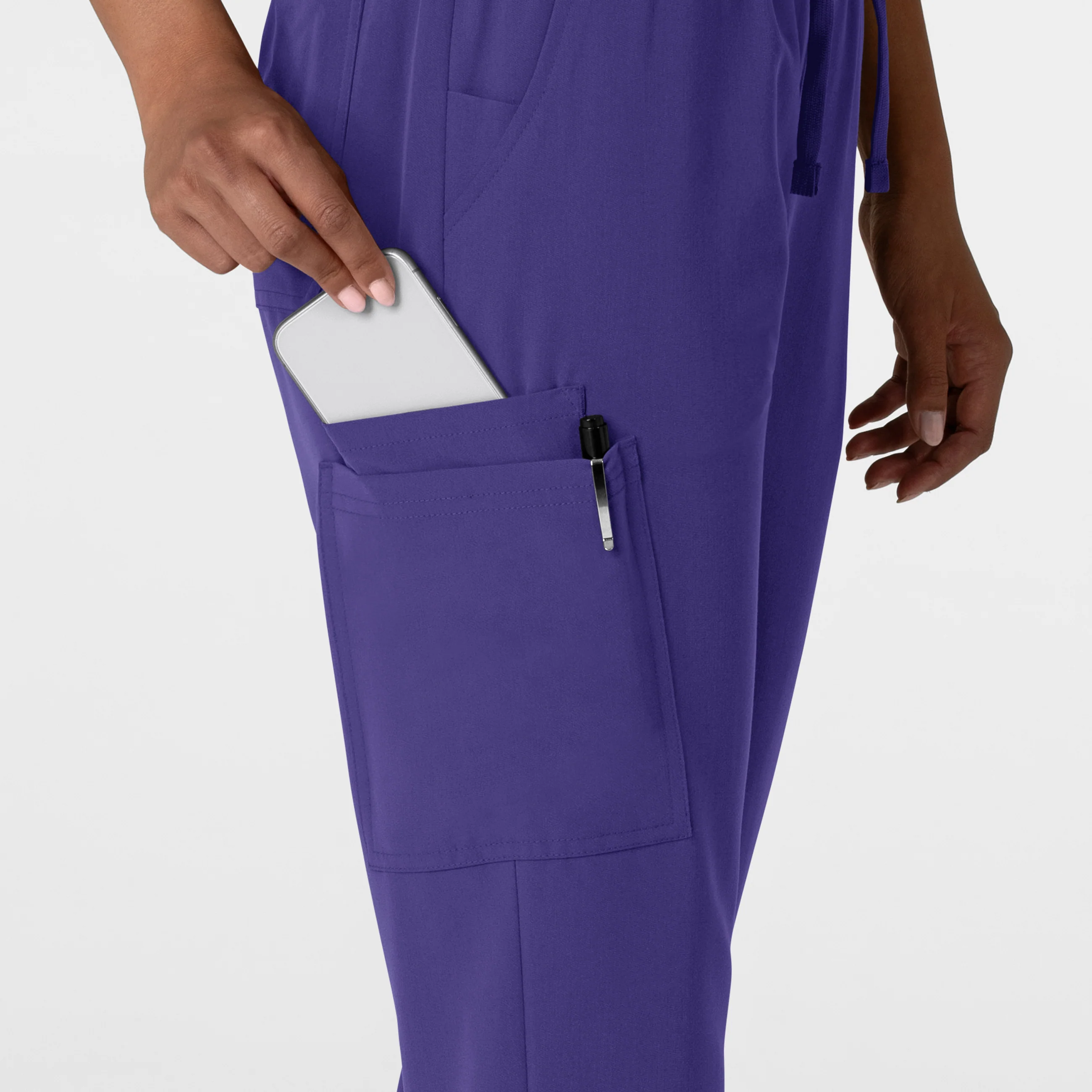 Nova Women's Jogger Utility Scrub Pant - Grape - Image 8