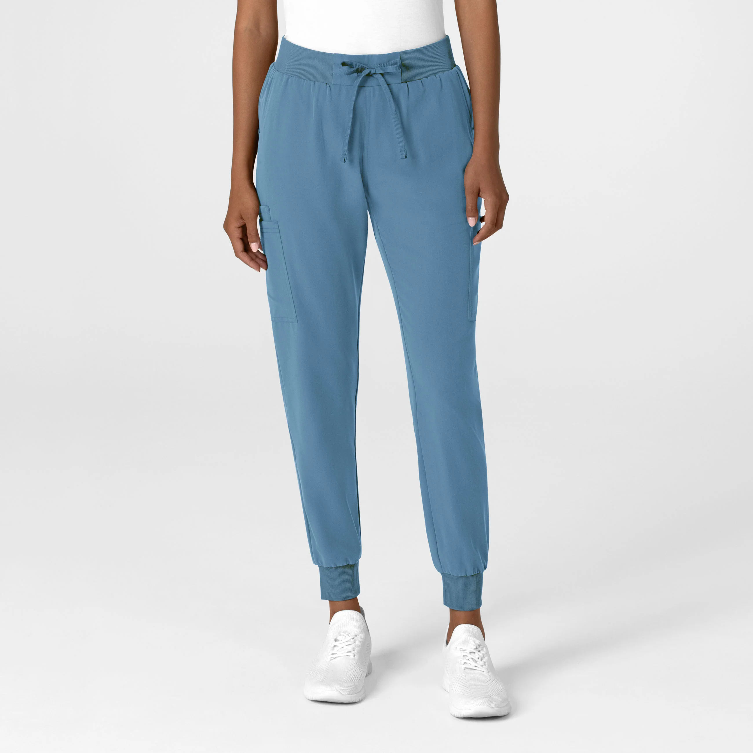 Nova Women's Jogger Utility Scrub Pant - Pacific Blue