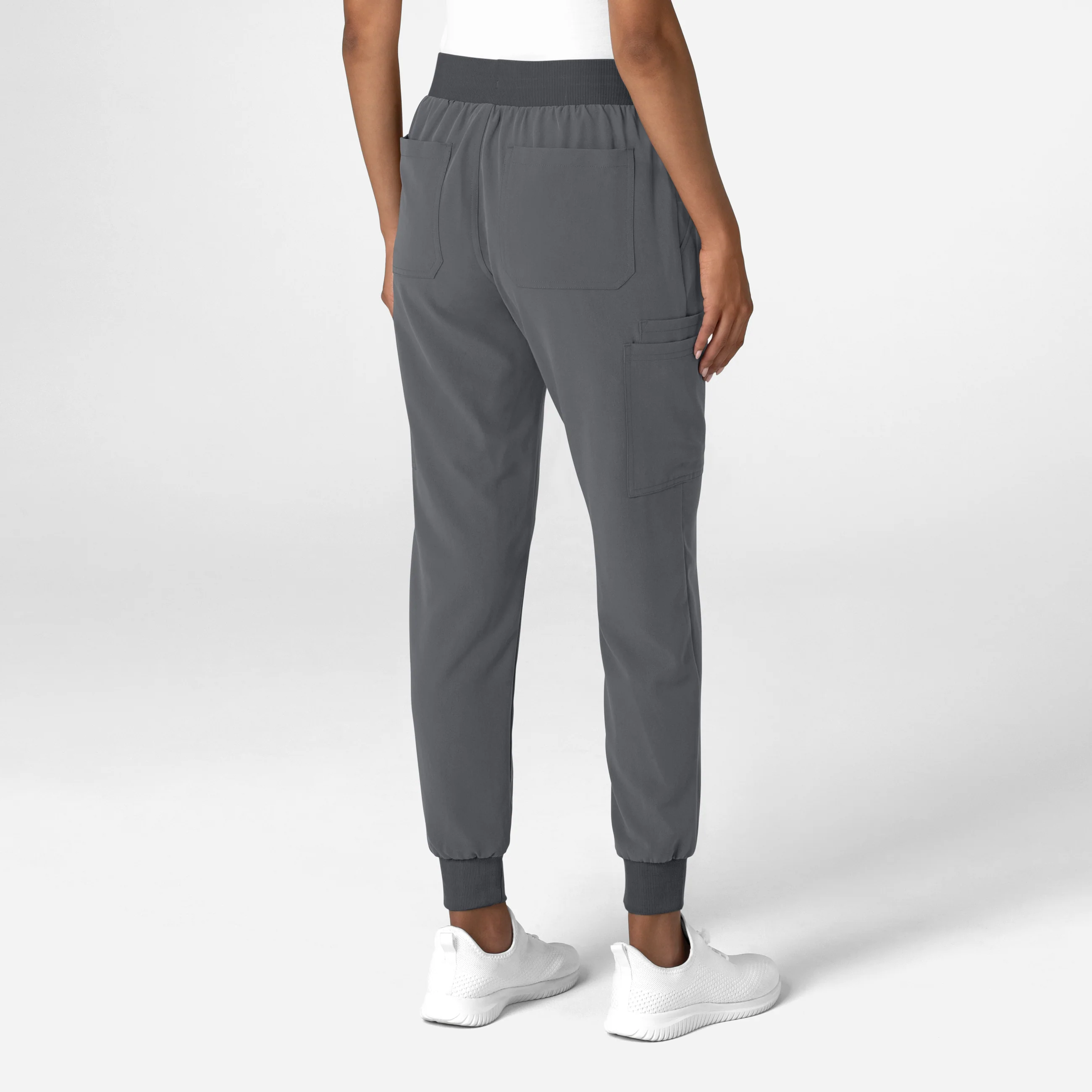 Nova Women's Jogger Utility Scrub Pant - Pewter - Image 2