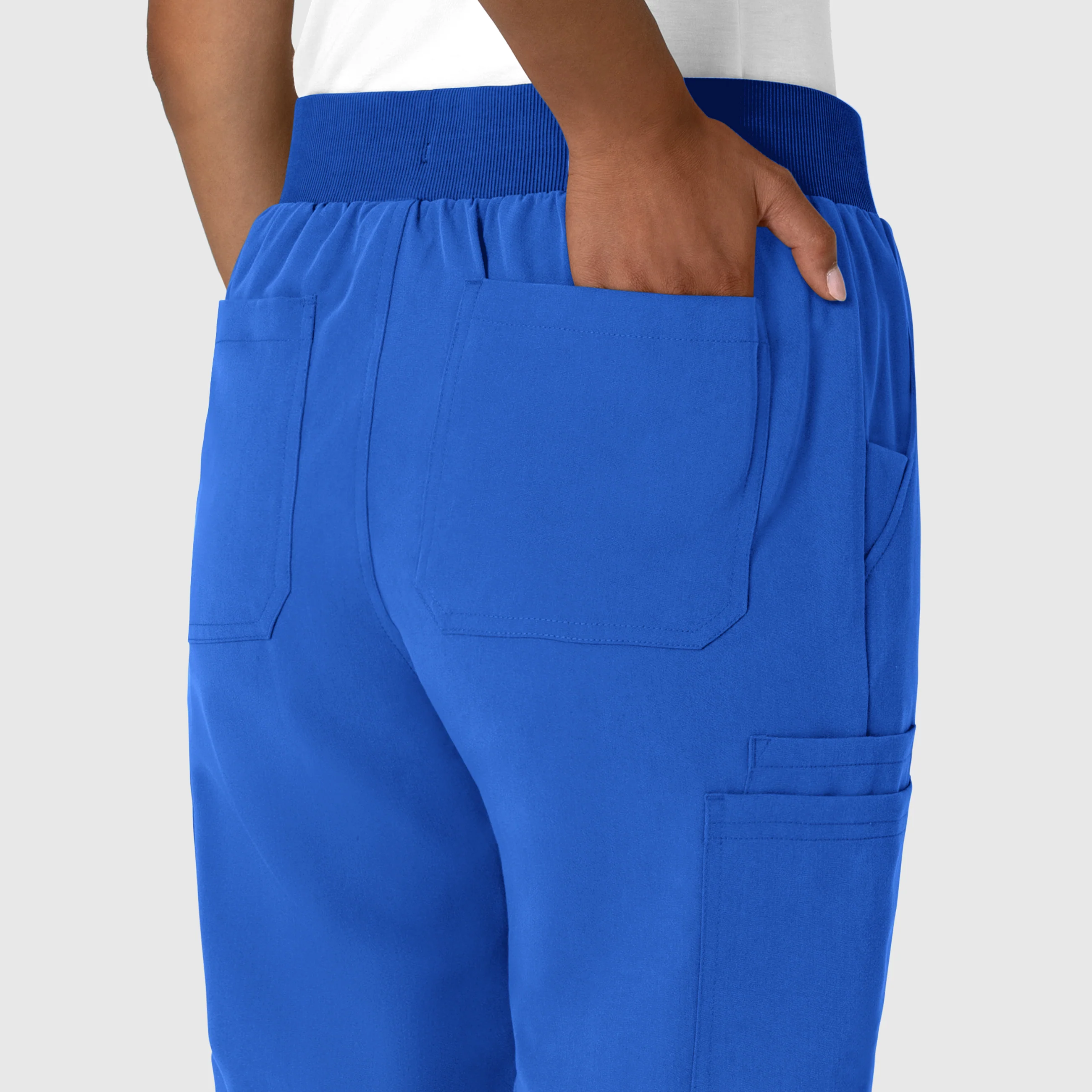 Nova Women's Jogger Utility Scrub Pant - Royal - Image 6