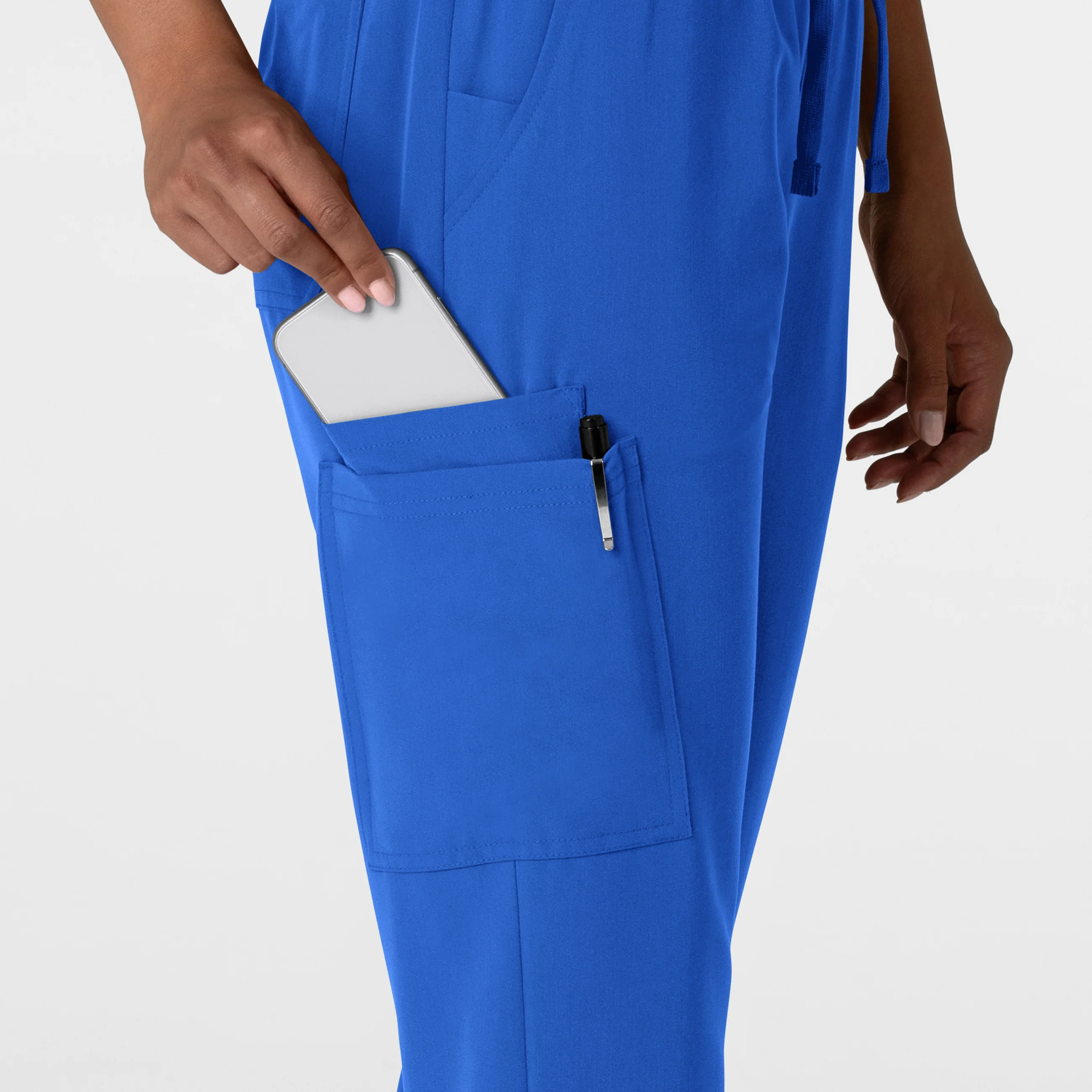 Nova Women's Jogger Utility Scrub Pant - Royal - Image 8