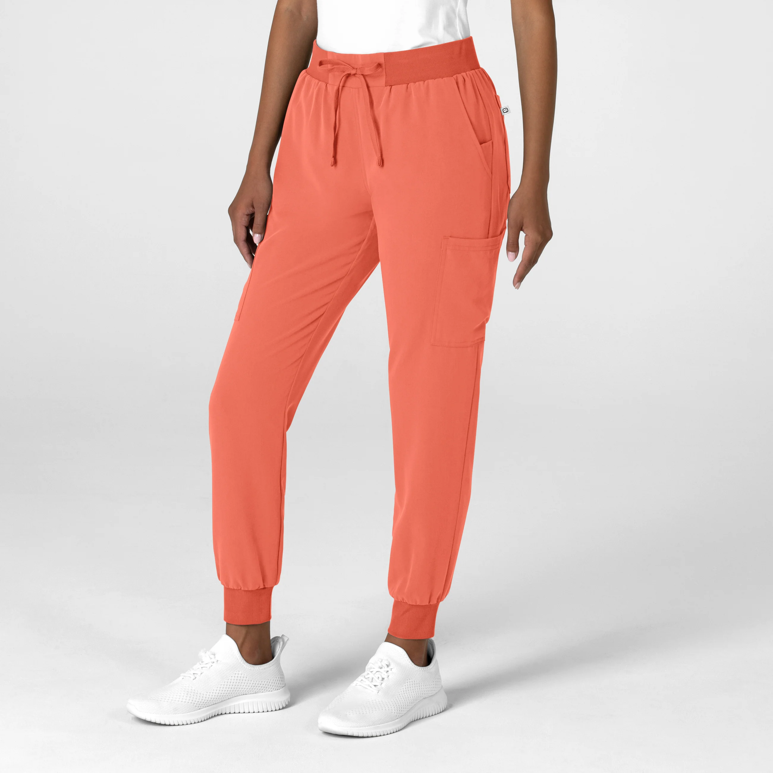 Nova Women's Jogger Utility Scrub Pant - Sugar Coral - Image 4