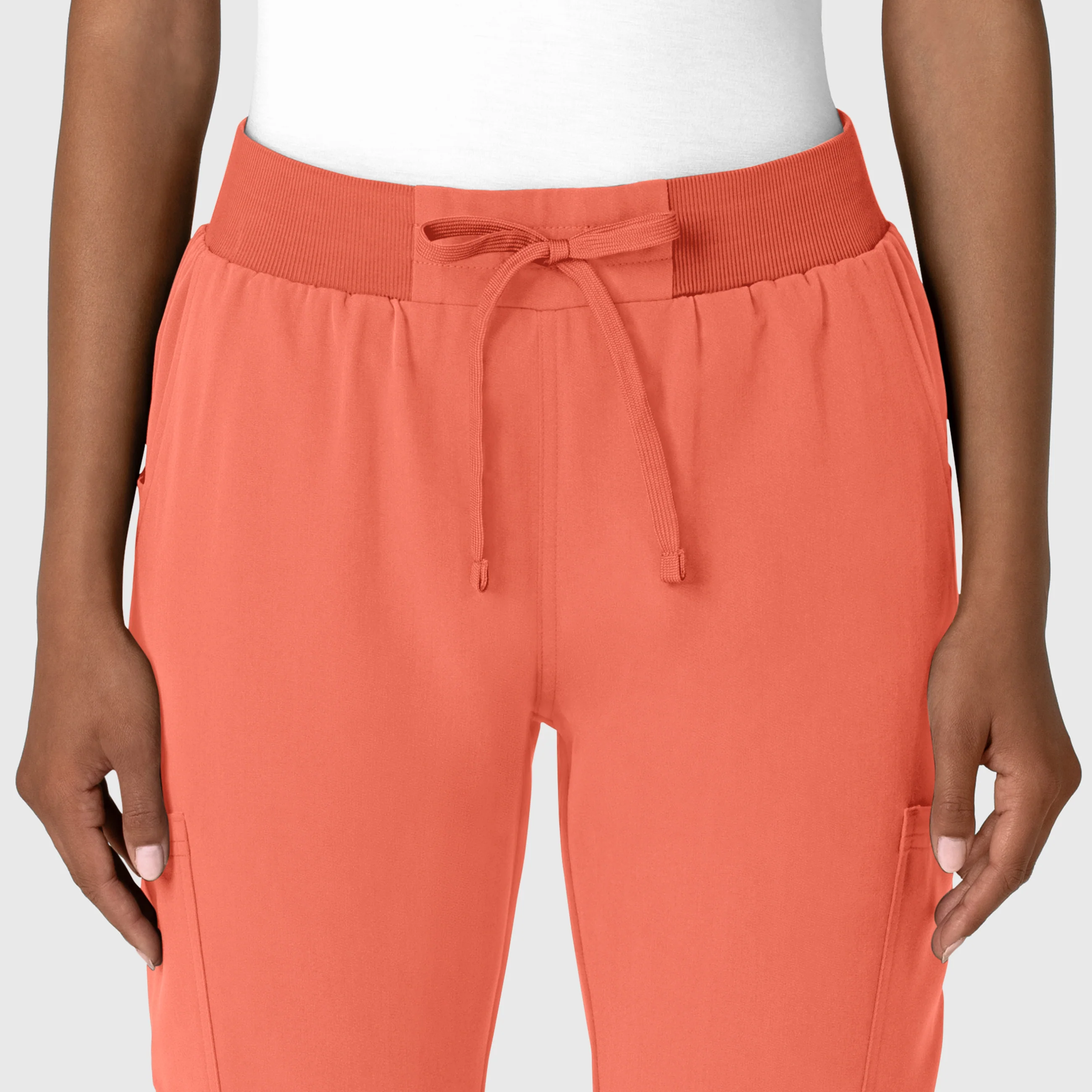 Nova Women's Jogger Utility Scrub Pant - Sugar Coral - Image 5