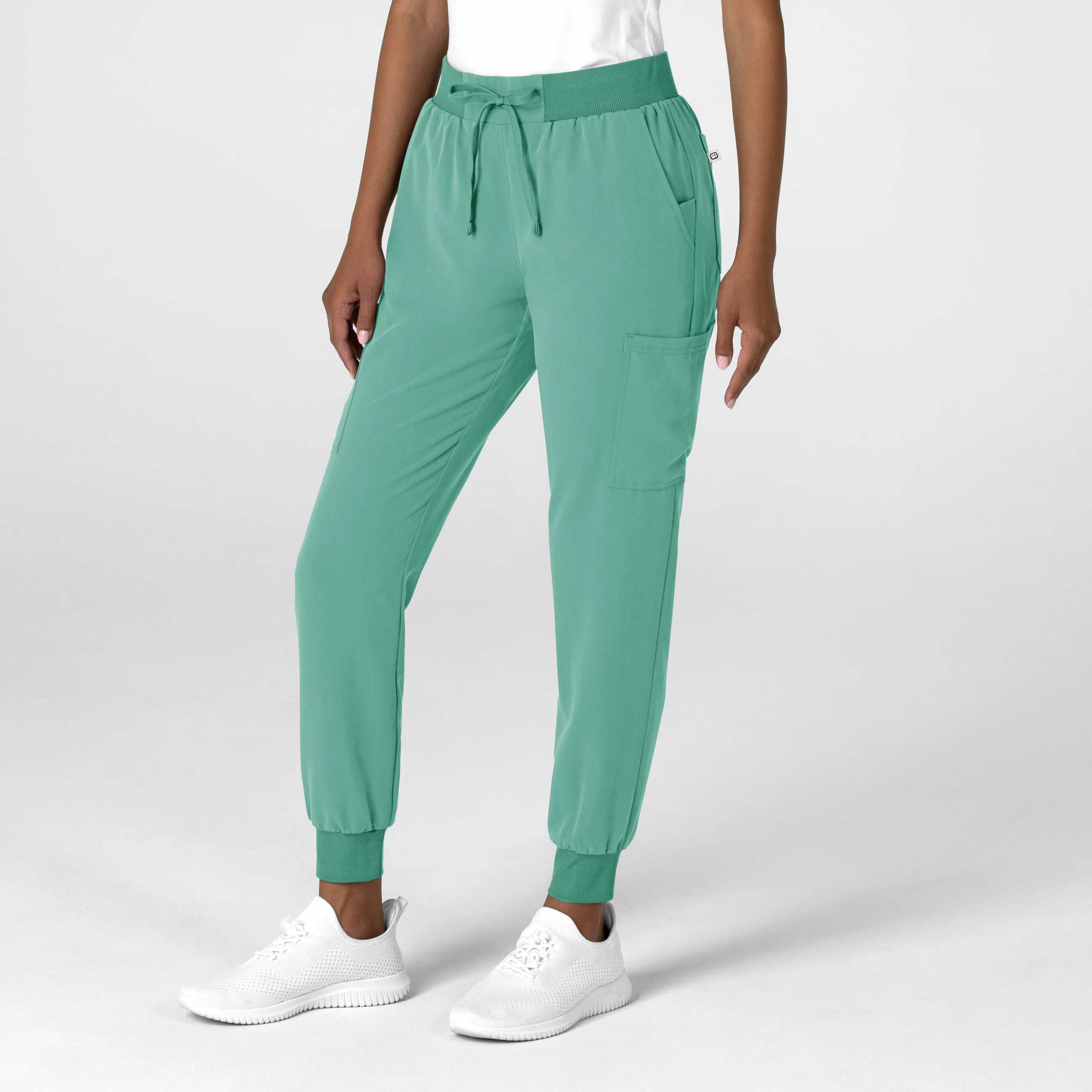 Nova Women's Jogger Utility Scrub Pant - Turquoise - Image 4