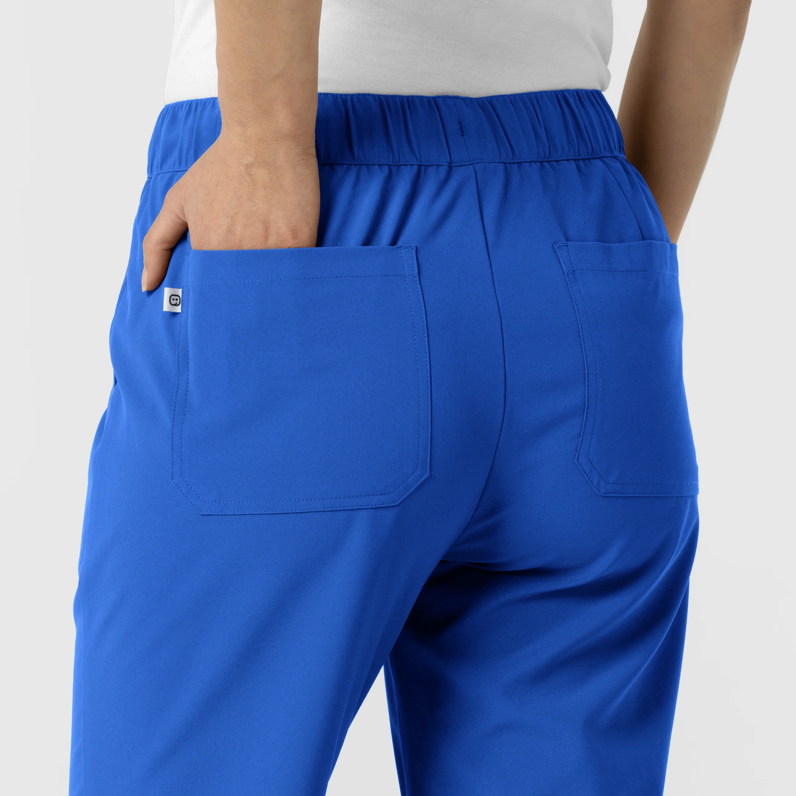 RENEW Edit Women's Tapered Ankle Scrub Trouser - Royal - Image 8