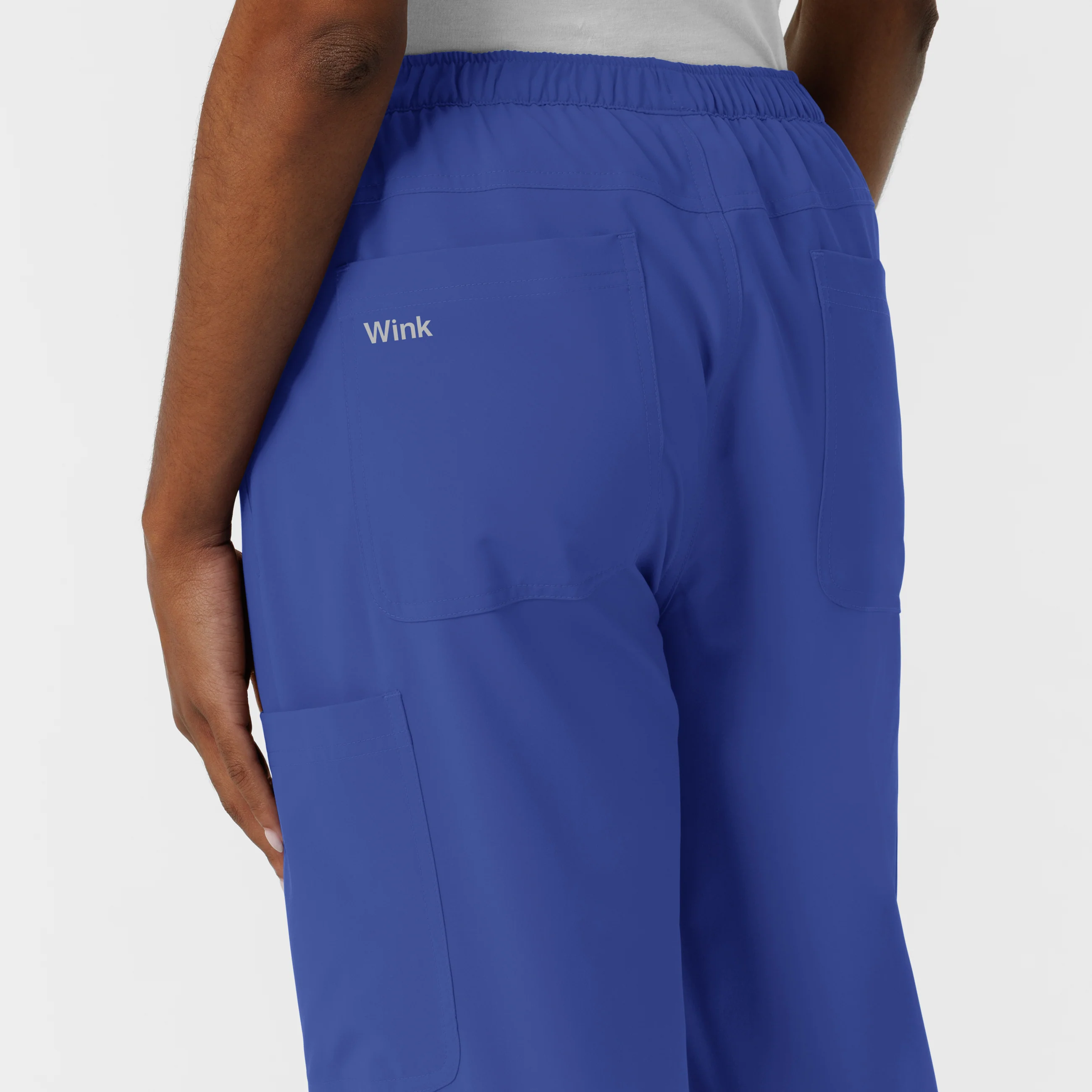 NURTUR Women's Straight Leg Cargo Scrub Pant - Galaxy Blue - Image 10