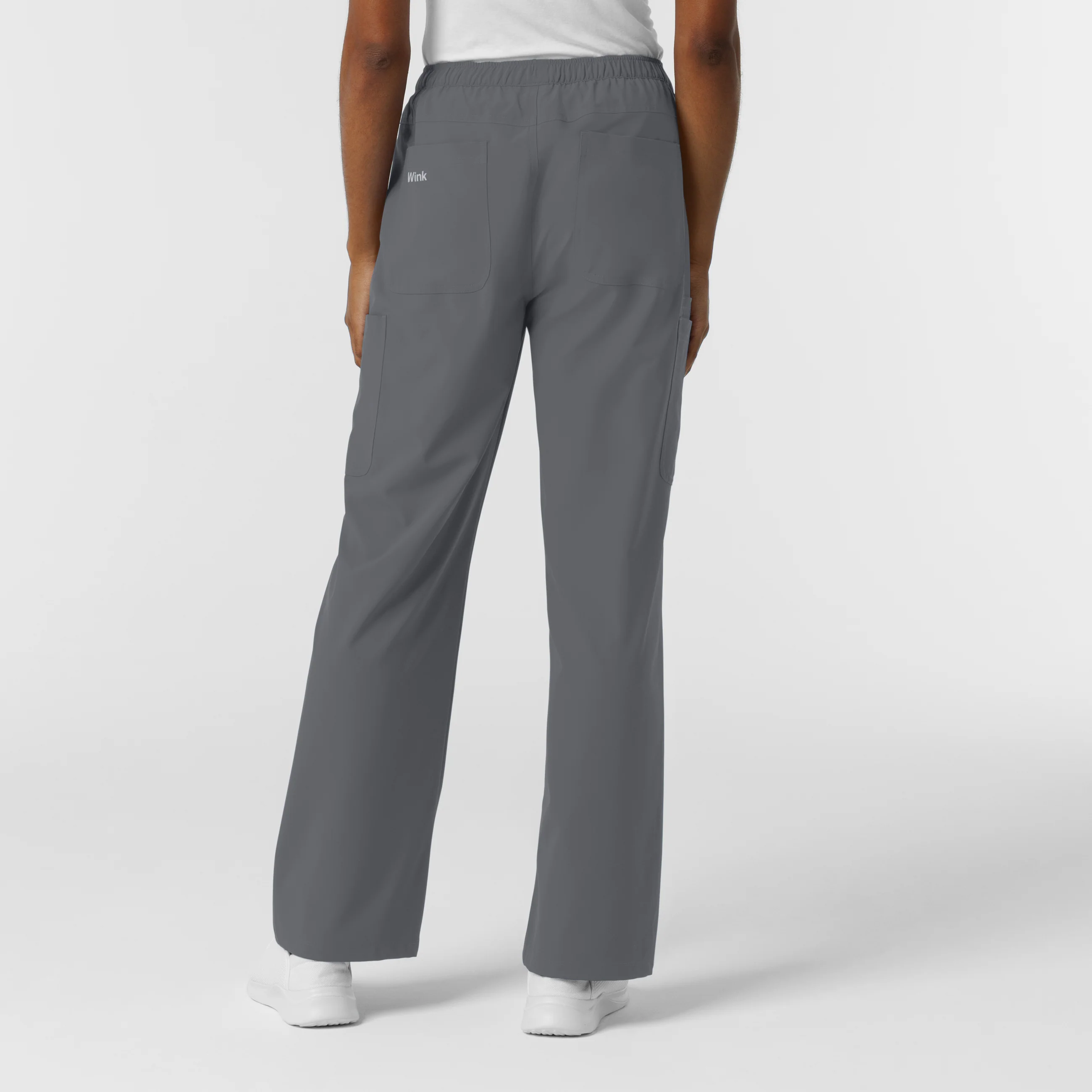 NURTUR Women's Straight Leg Cargo Scrub Pant - Pewter - Image 2