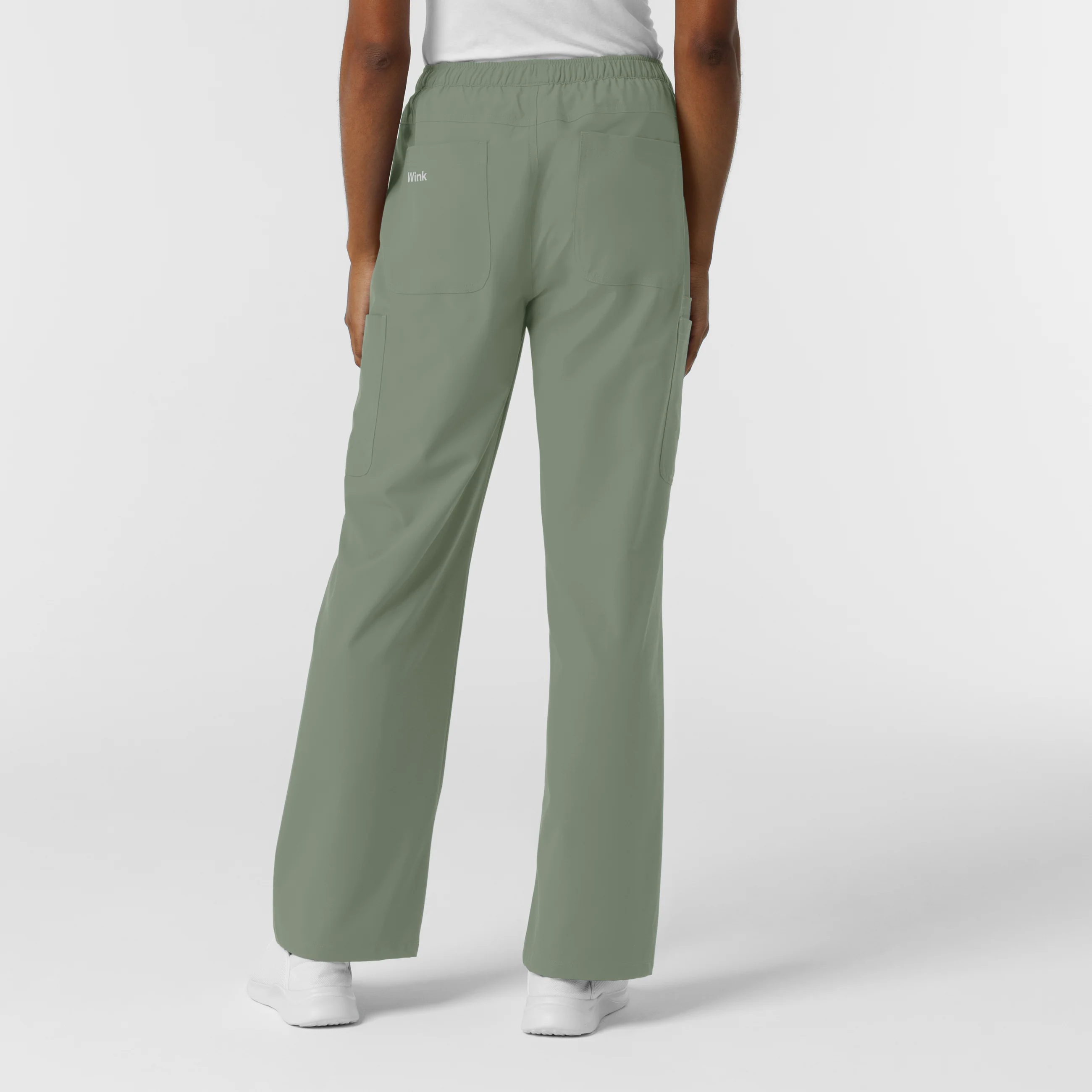 NURTUR Women's Straight Leg Cargo Scrub Pant - Sage - Image 2