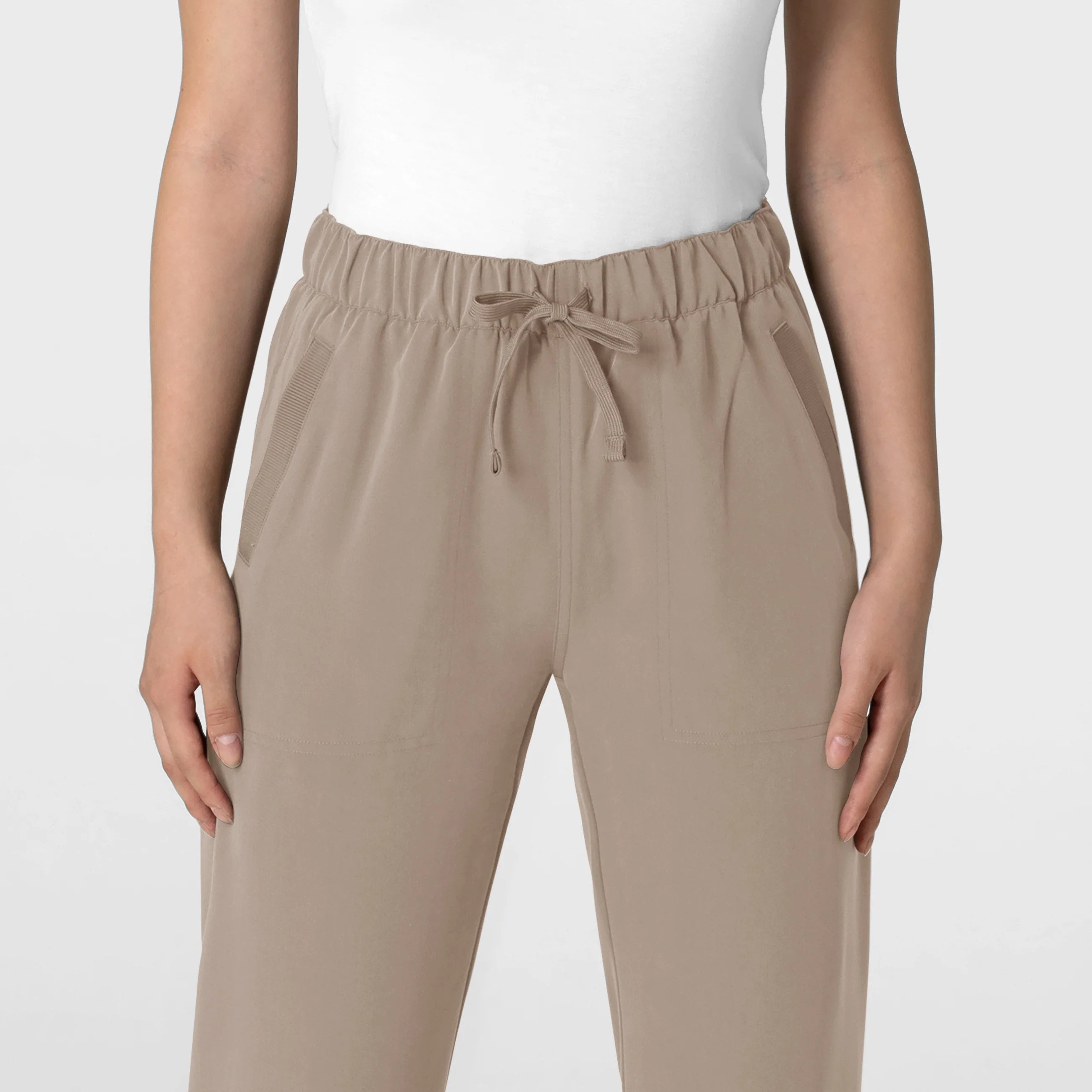 Nova Women's Stovepipe High-Low Hem Scrub Pant - Haze - Image 5