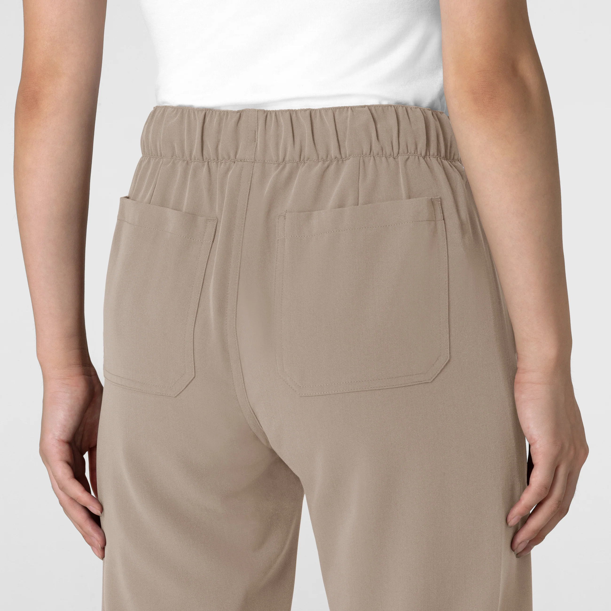 Nova Women's Stovepipe High-Low Hem Scrub Pant - Haze - Image 8
