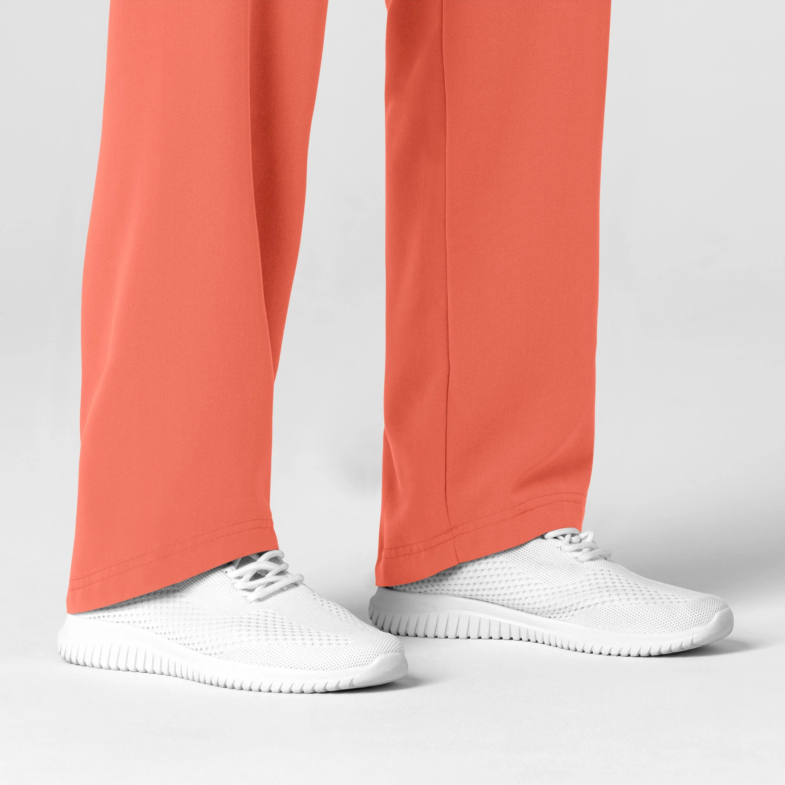 Nova Women's Stovepipe High-Low Hem Scrub Pant - Sugar Coral - Image 9