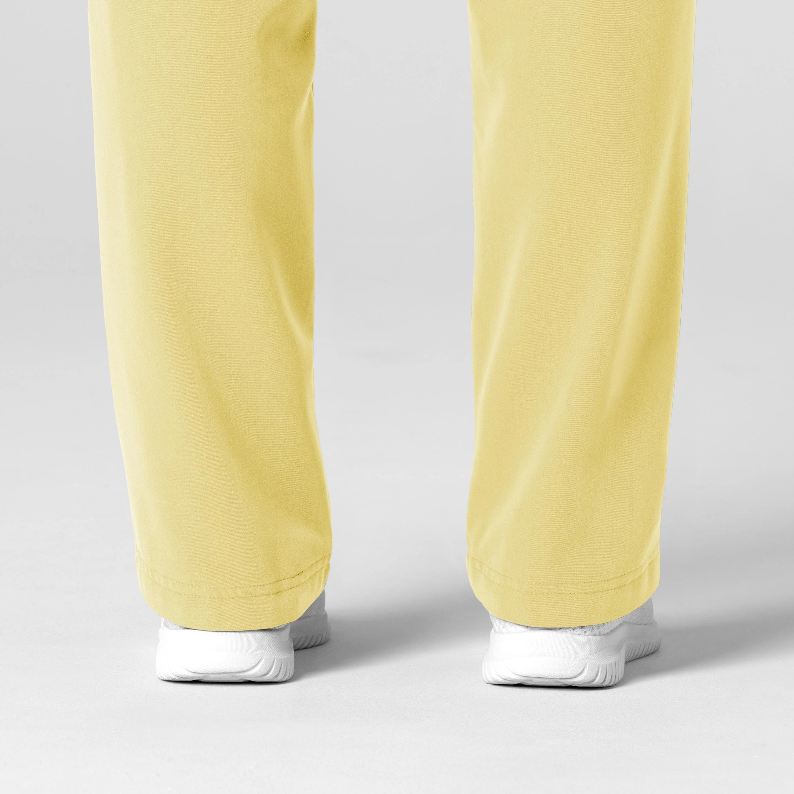 Nova Women's Stovepipe High-Low Hem Scrub Pant - Sunshine Yellow - Image 10