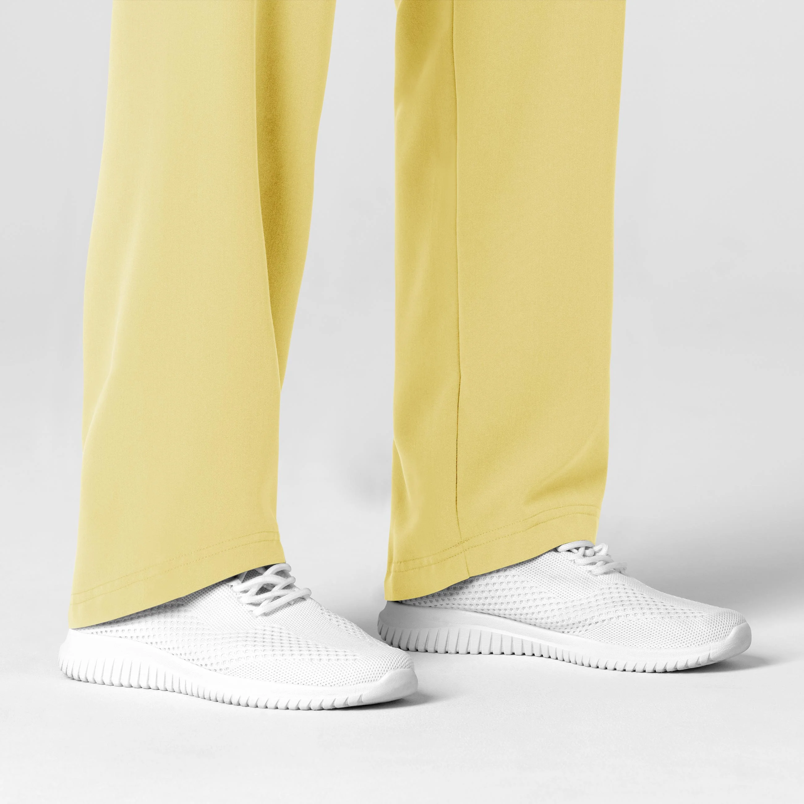 Nova Women's Stovepipe High-Low Hem Scrub Pant - Sunshine Yellow - Image 9