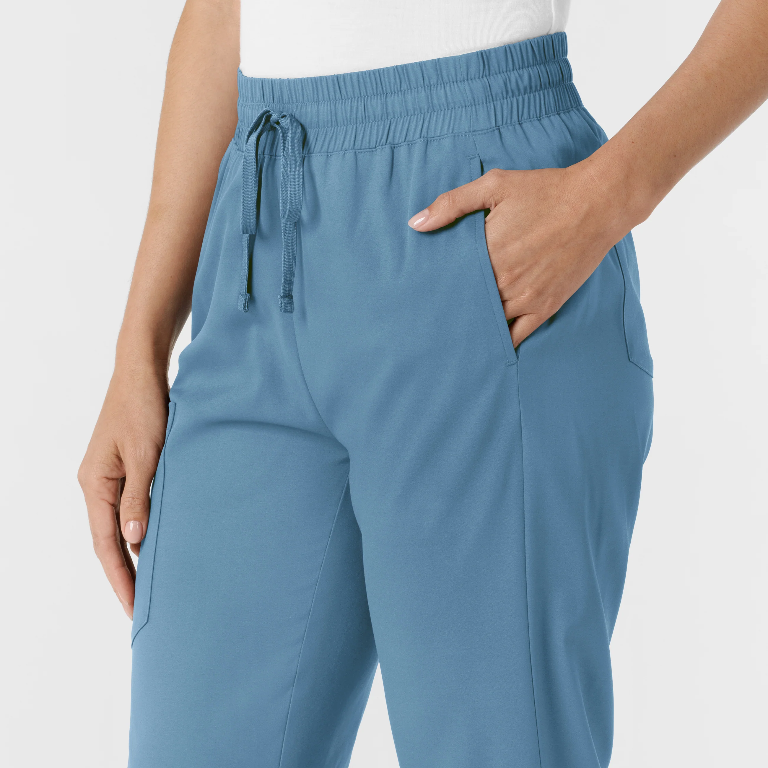 Boundless Women's Bootcut Scrub Pant - Pacific Blue - Image 8