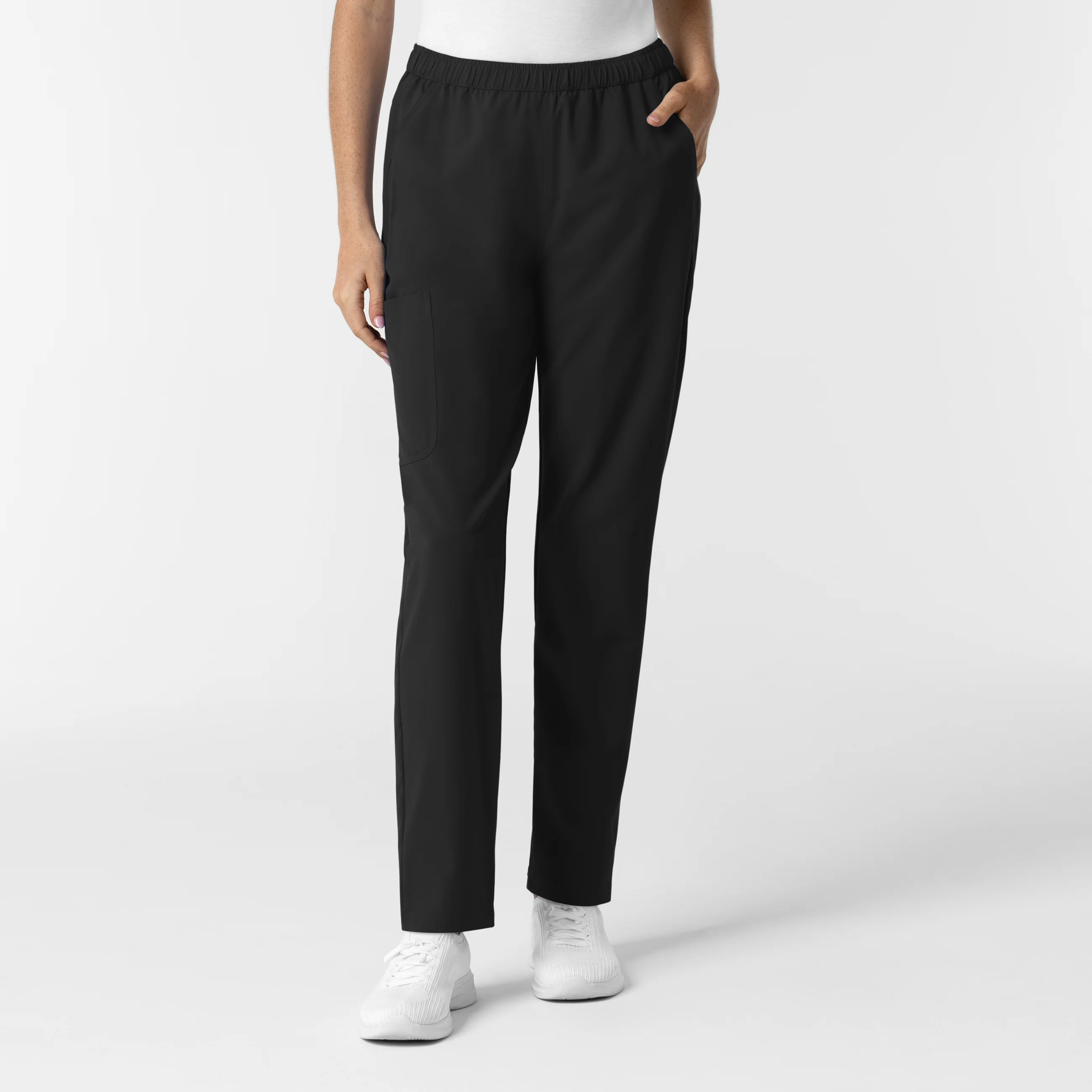 NURTUR Women's Slim Leg Scrub Pant - Black