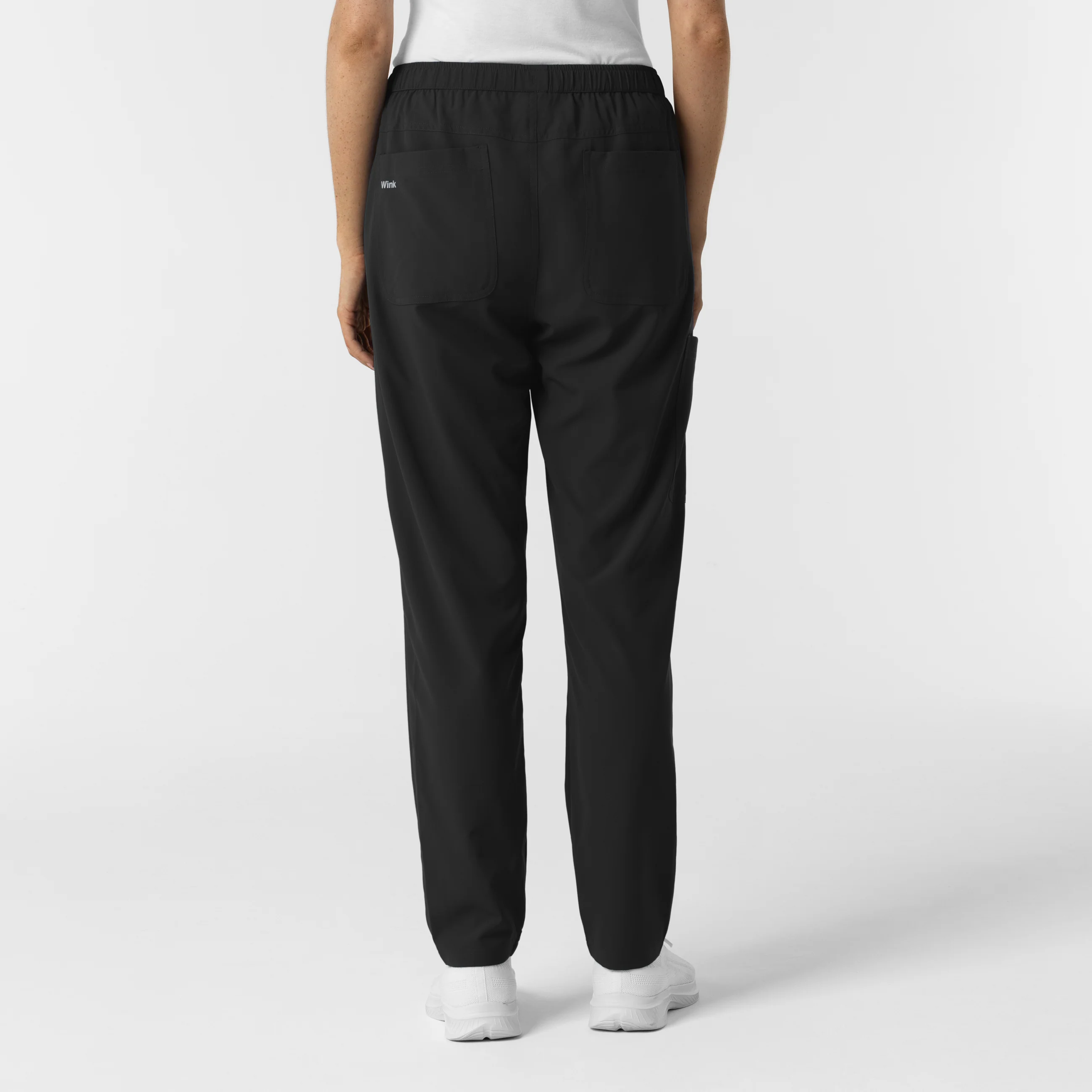 NURTUR Women's Slim Leg Scrub Pant - Black - Image 2