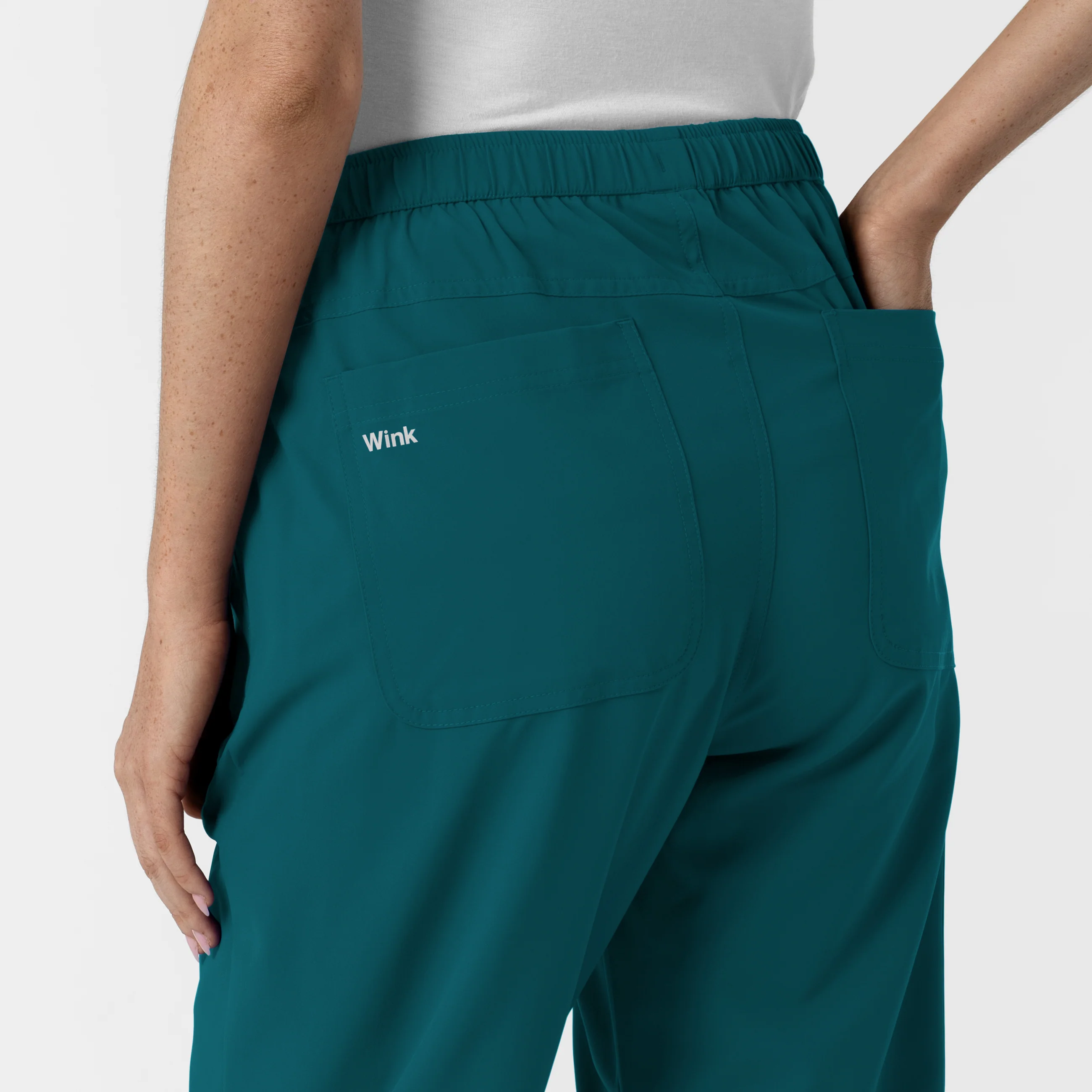 NURTUR Women's Slim Leg Scrub Pant - Caribbean - Image 9