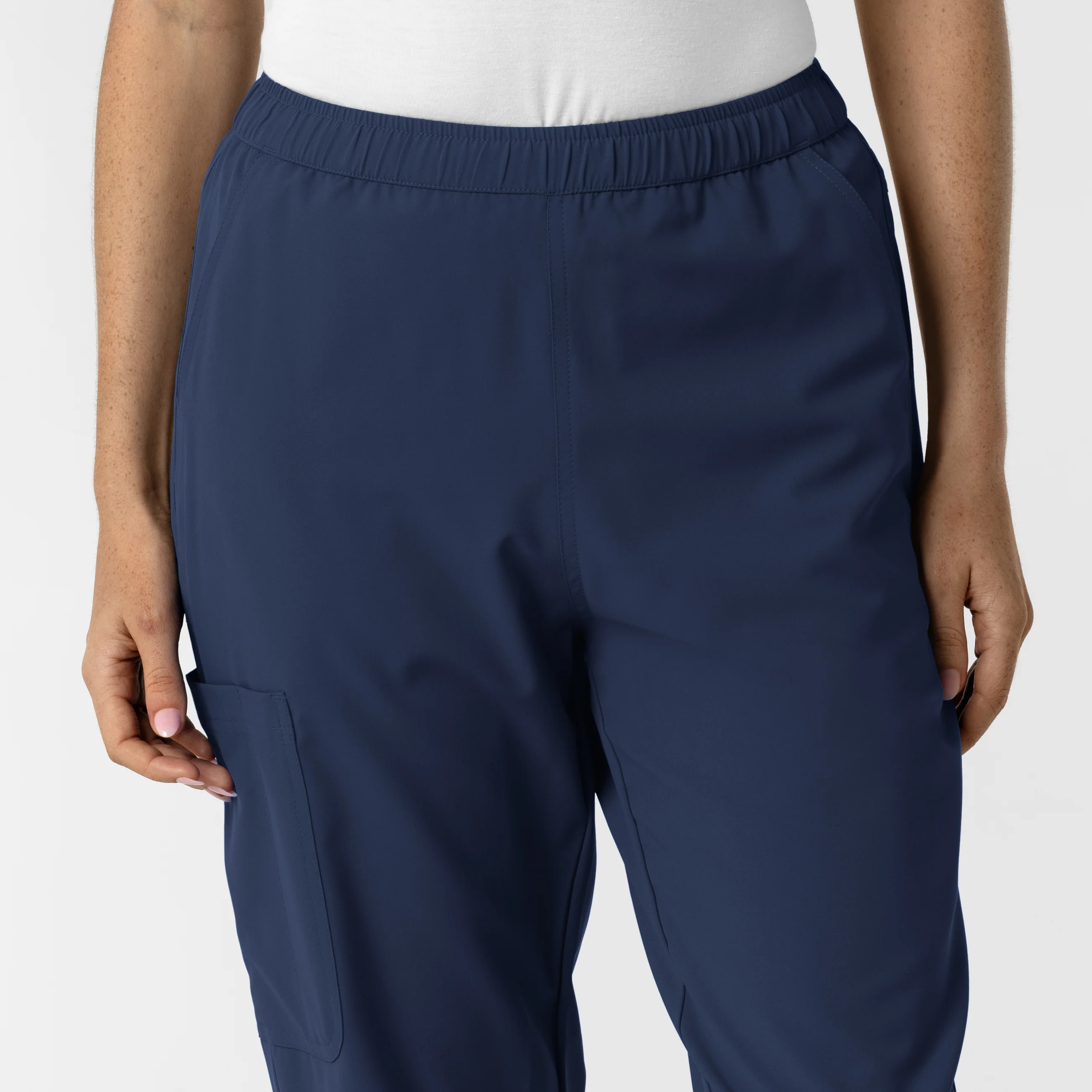 NURTUR Women's Slim Leg Scrub Pant - Navy - Image 4