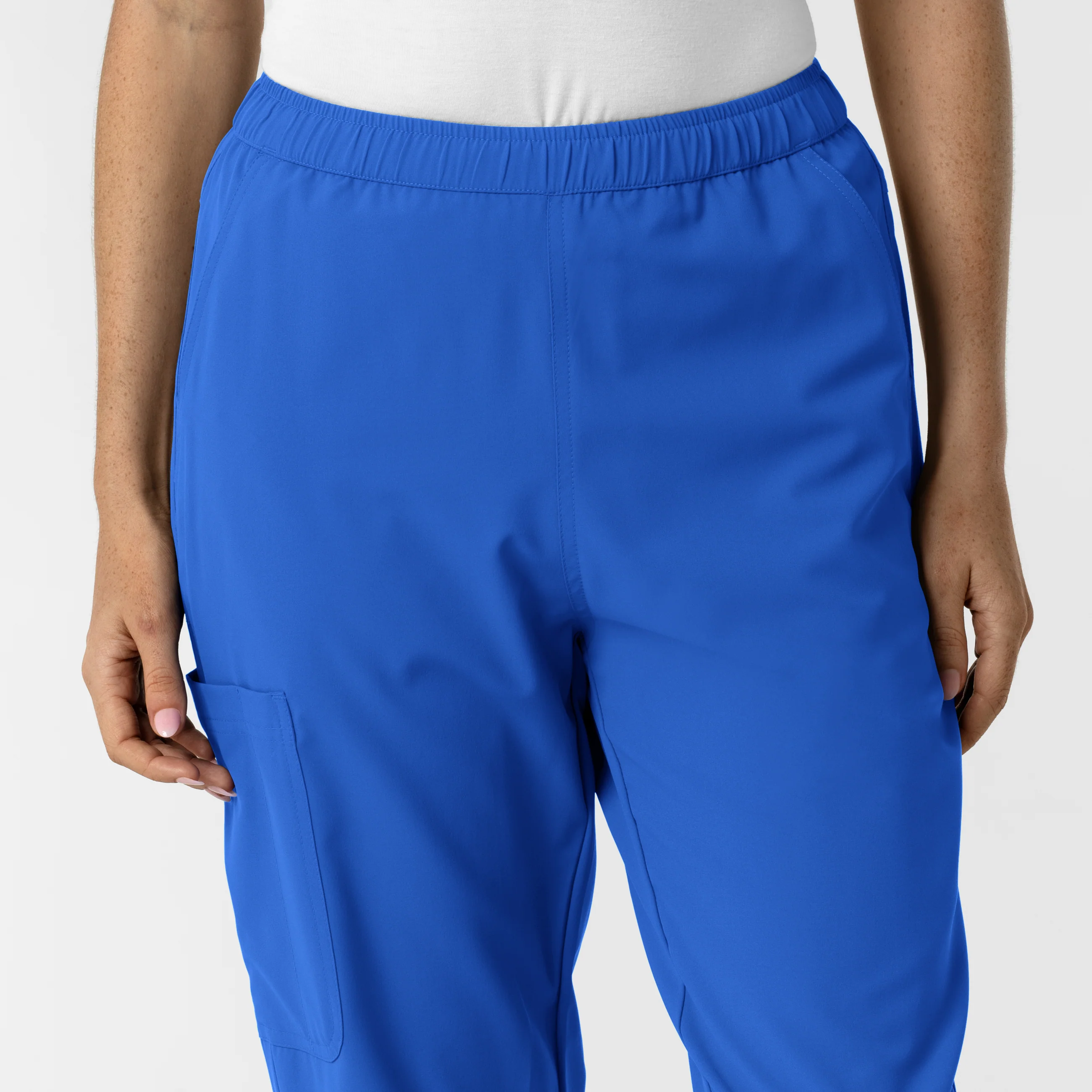 NURTUR Women's Slim Leg Scrub Pant - Royal - Image 4