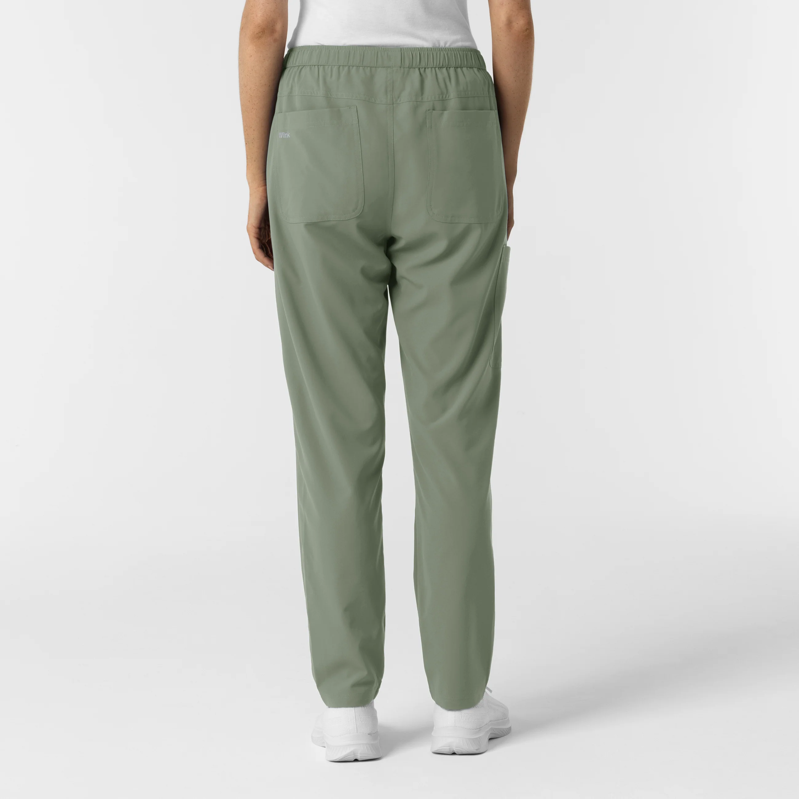 NURTUR Women's Slim Leg Scrub Pant - Sage - Image 2