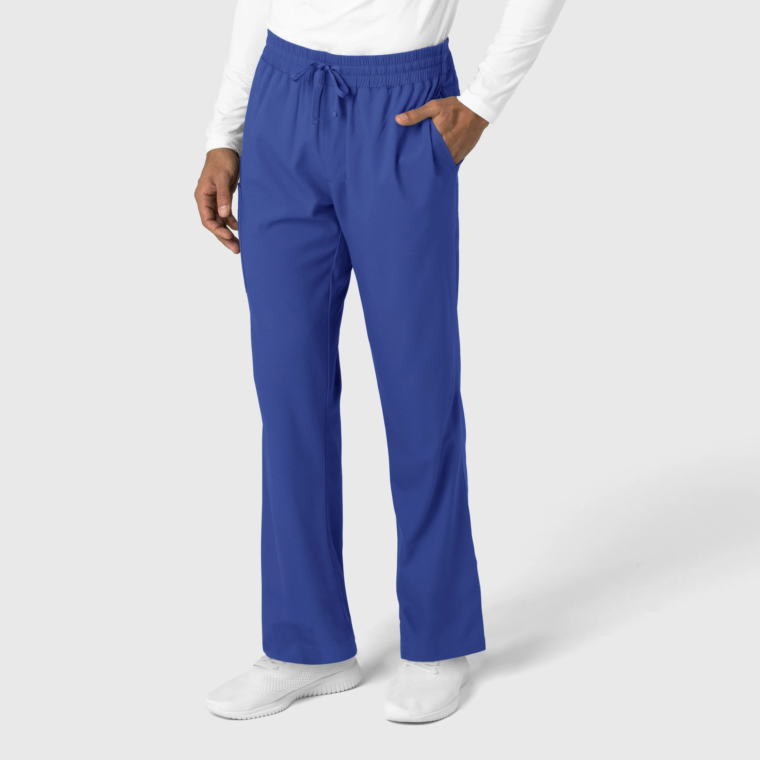 Boundless Men's Straight Leg Scrub Pant - Galaxy Blue - Image 4