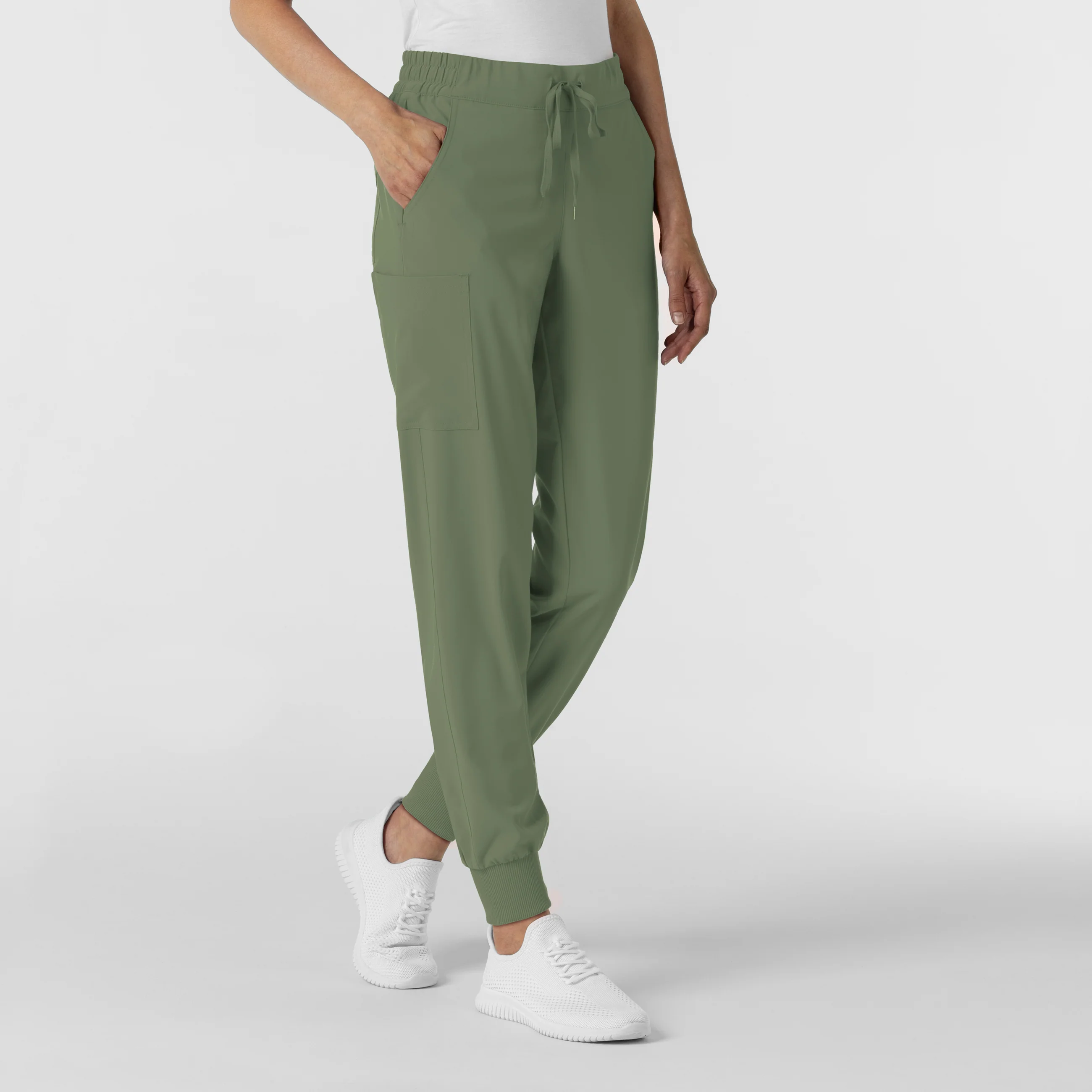 RENEW Women's Jogger Scrub Pant - Olive - Image 4