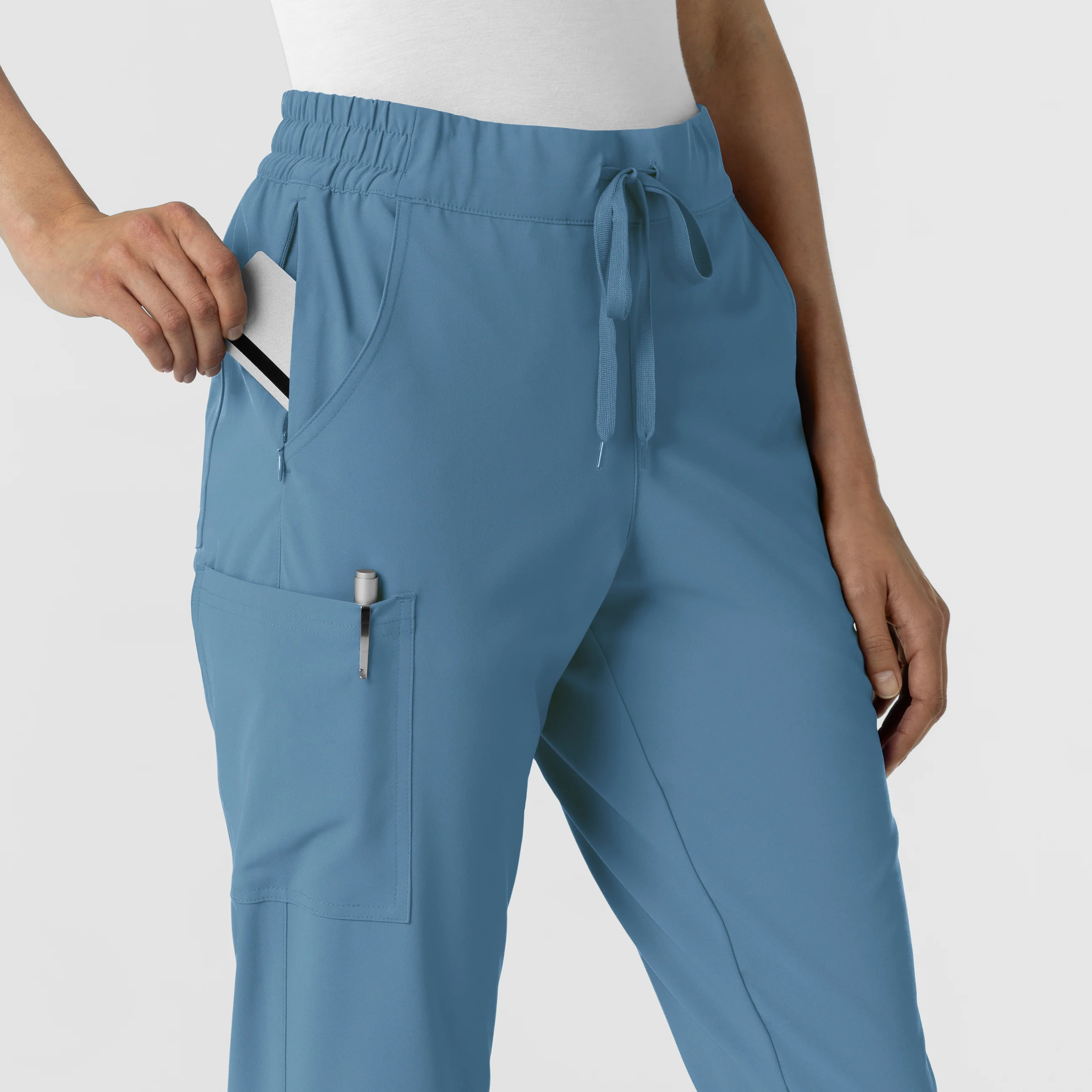 RENEW Women's Jogger Scrub Pant - Pacific Blue - Image 7