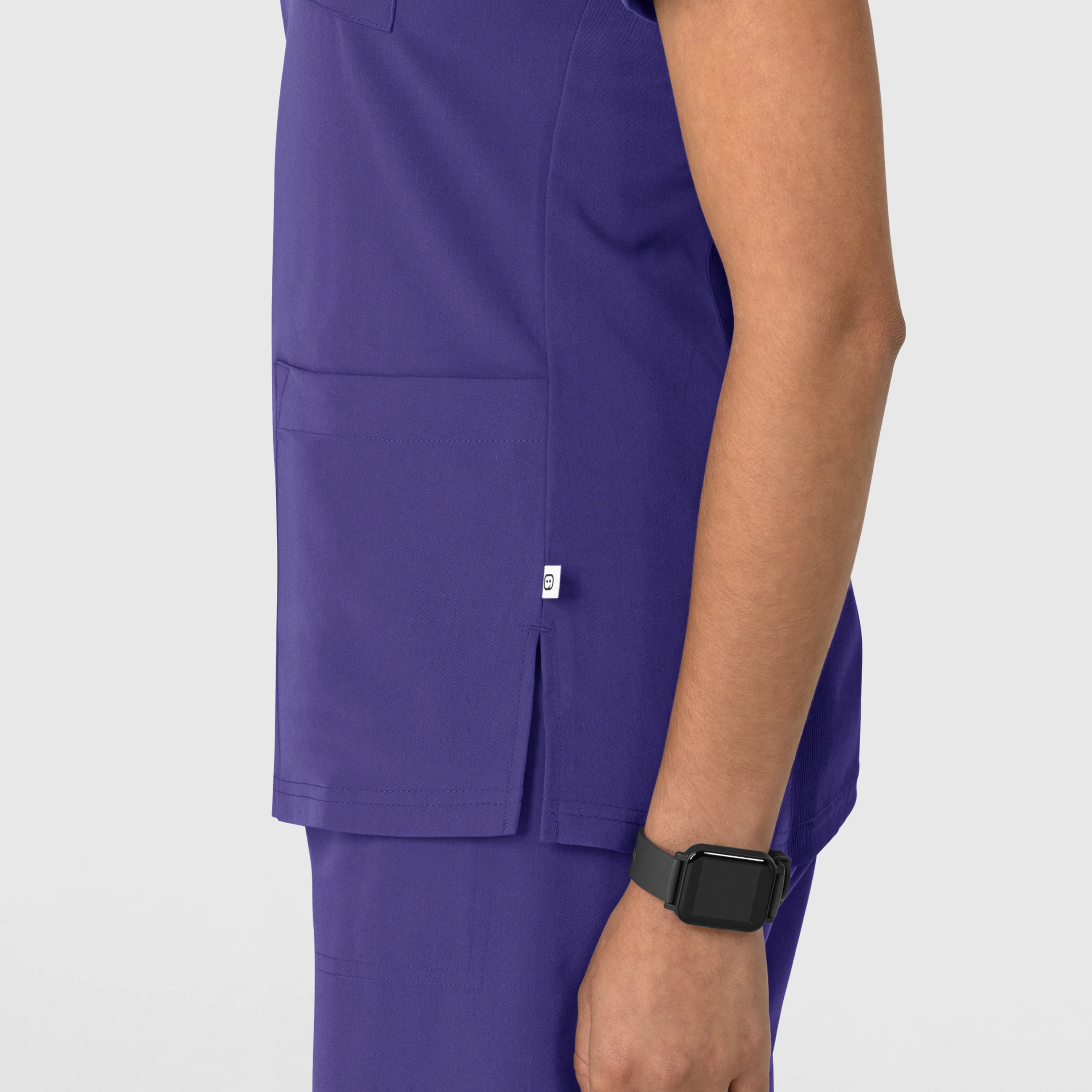 Nova Women's Flex-n-Reach V-Neck Scrub Top - Grape - Image 8