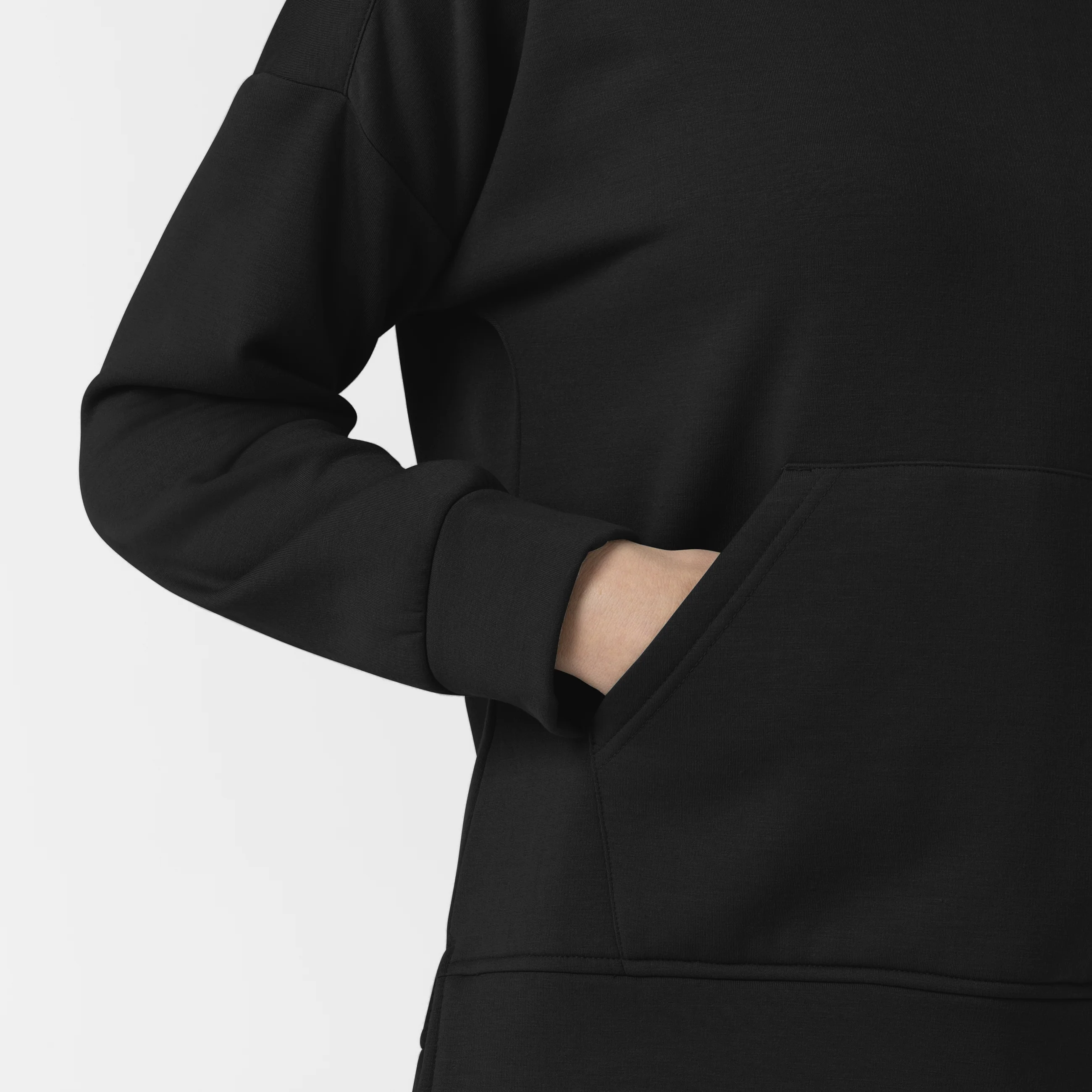 Unwind & Lounge Women's Fleece Hoodie - Black - Image 7