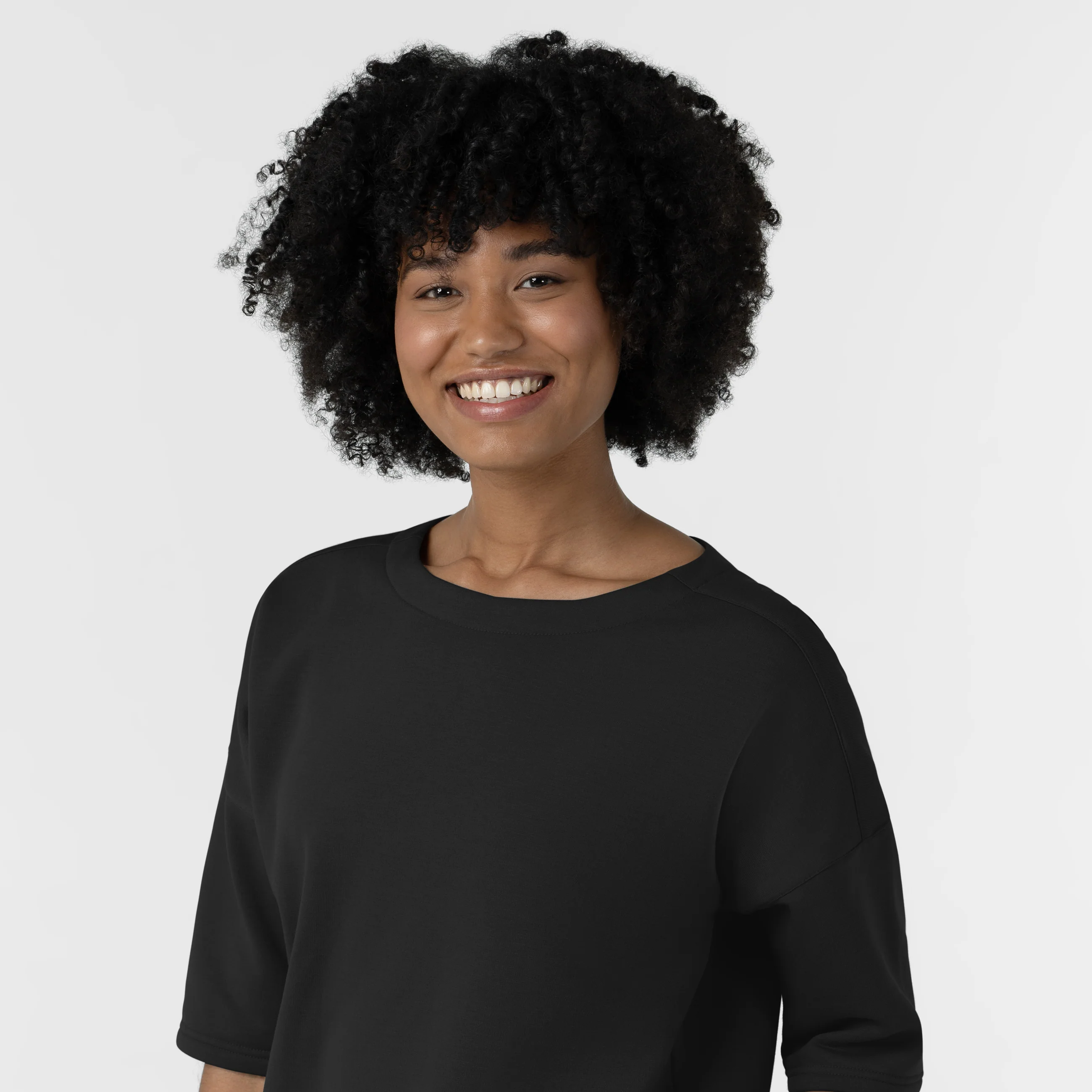 Unwind & Lounge Women's Relaxed Pullover - Black - Image 6