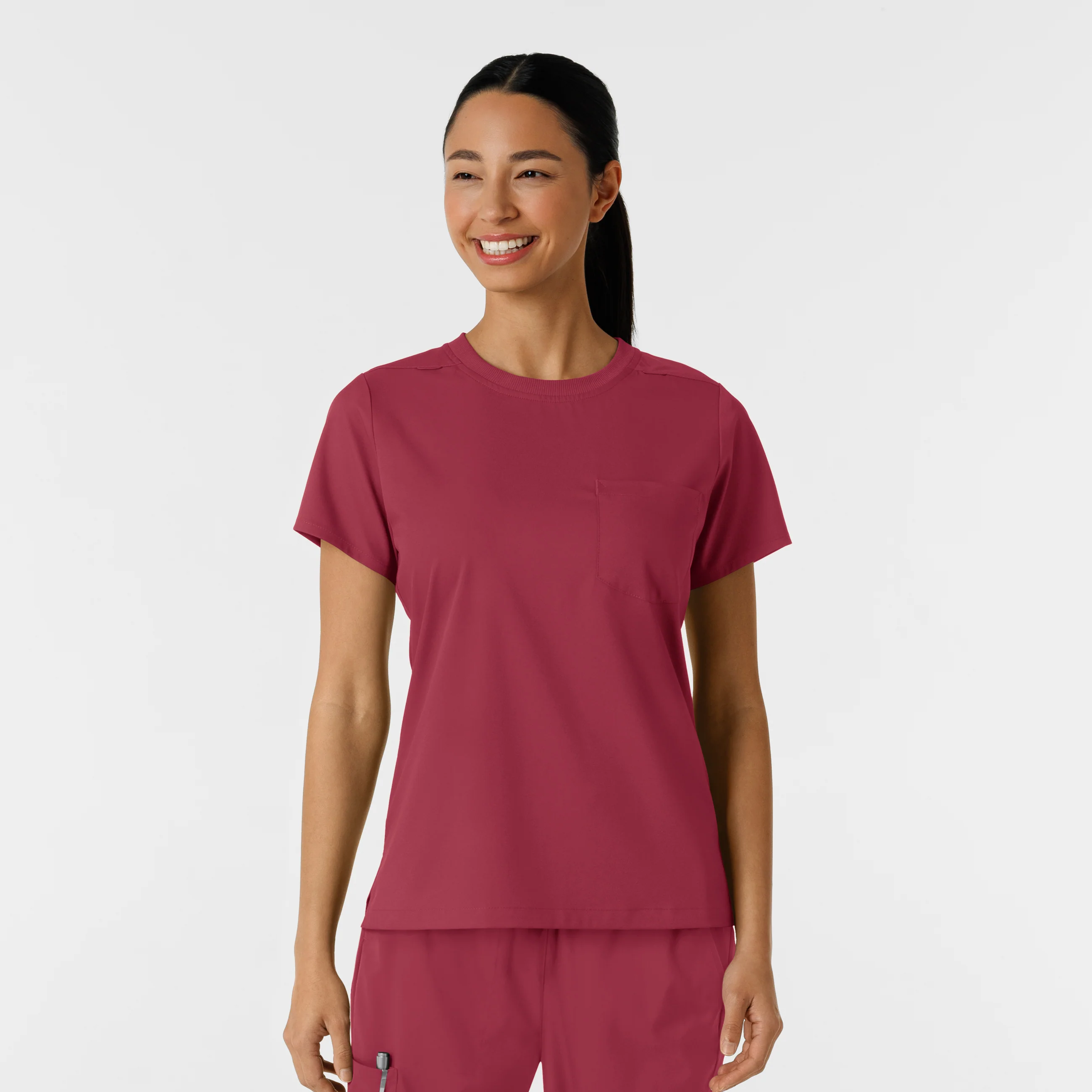 Boundless Women's Classic Scrub Tee - Ruby