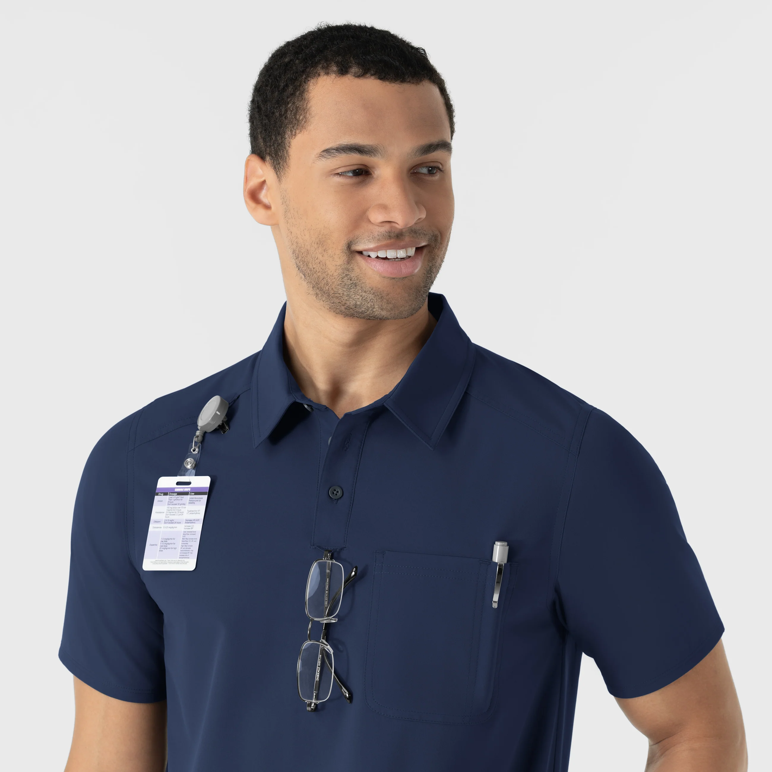 NURTUR Men's Polo - Navy - Image 5