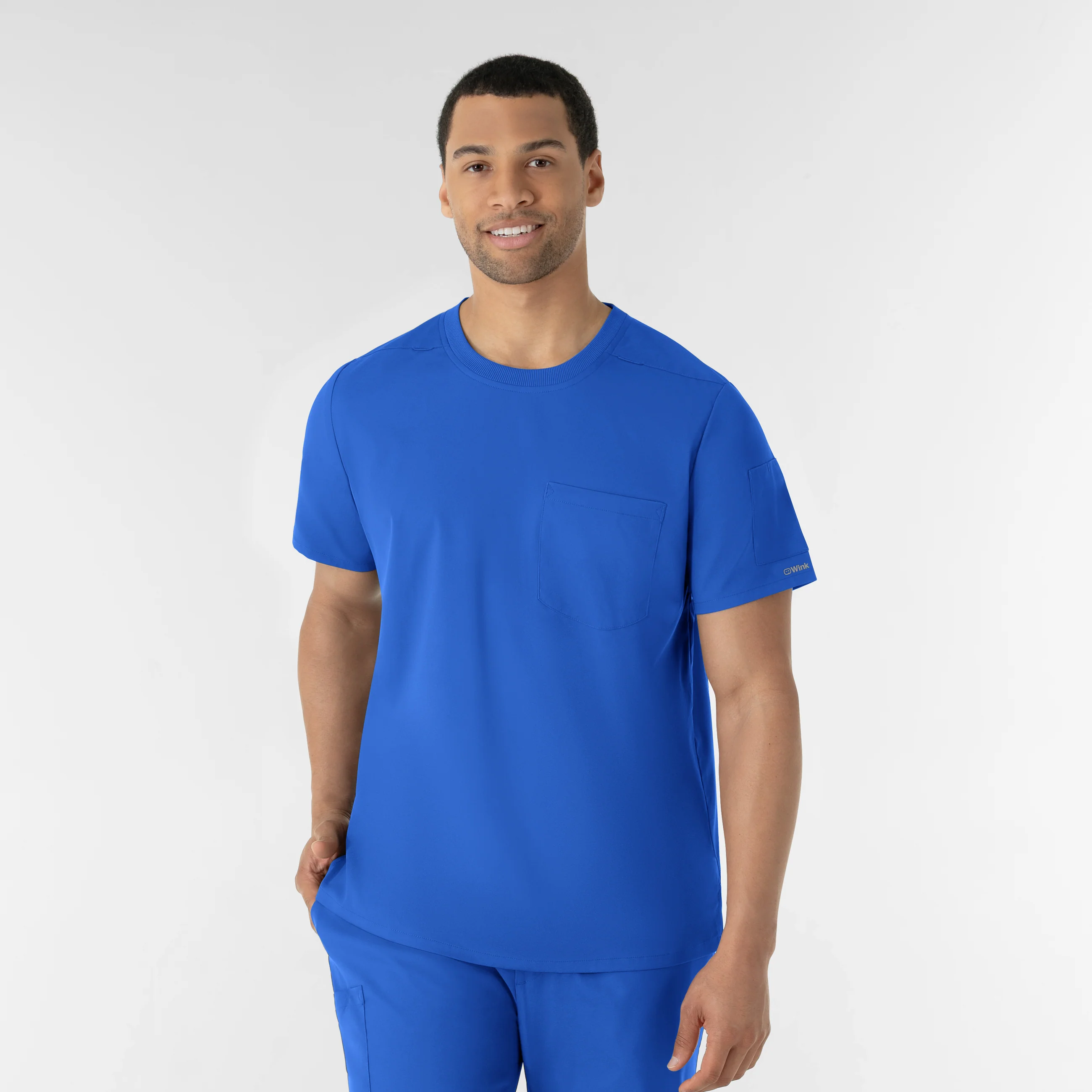 Boundless Men’s Classic Tee Scrub Top - Royal