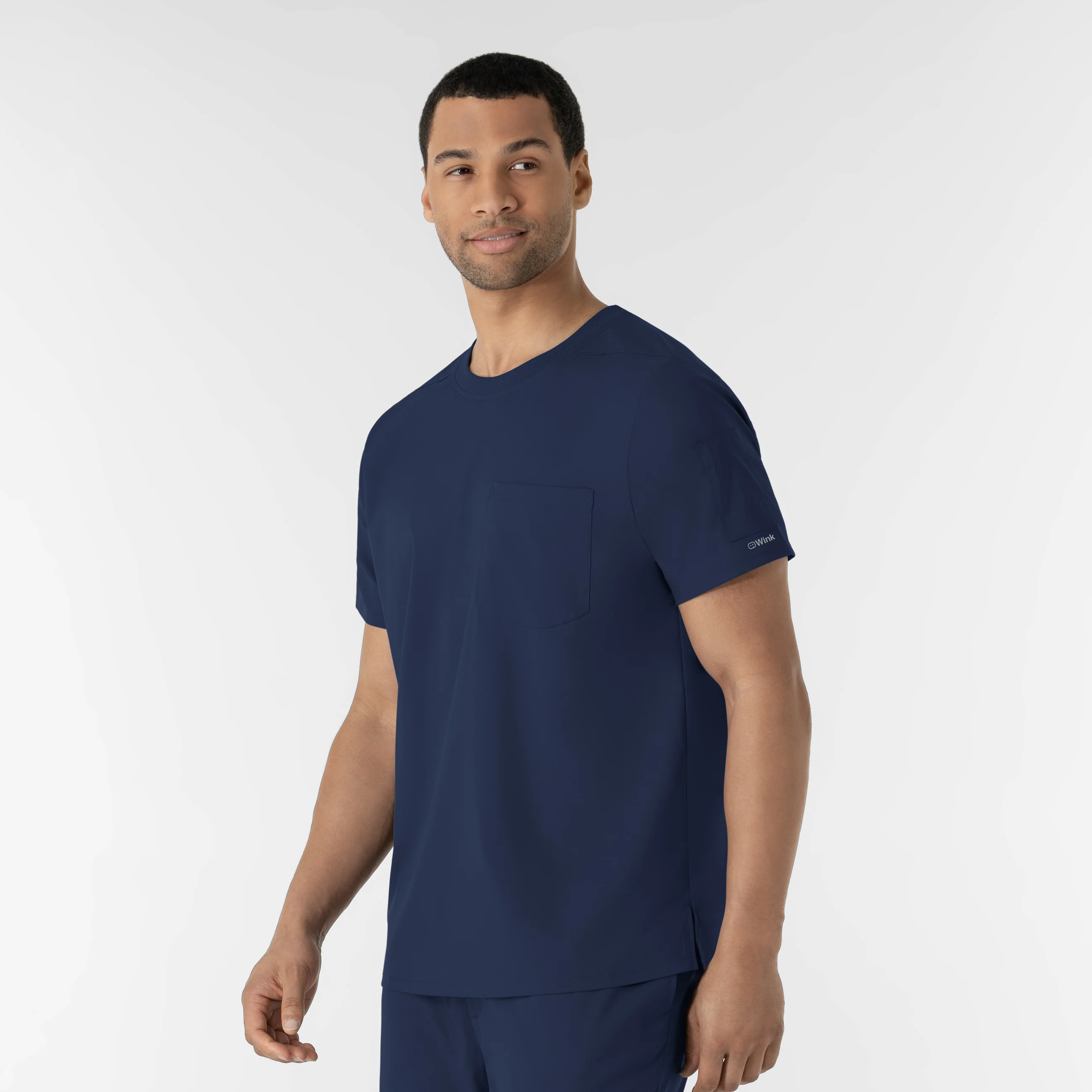 Boundless Men’s Classic Tee Scrub Top - Navy - Image 4