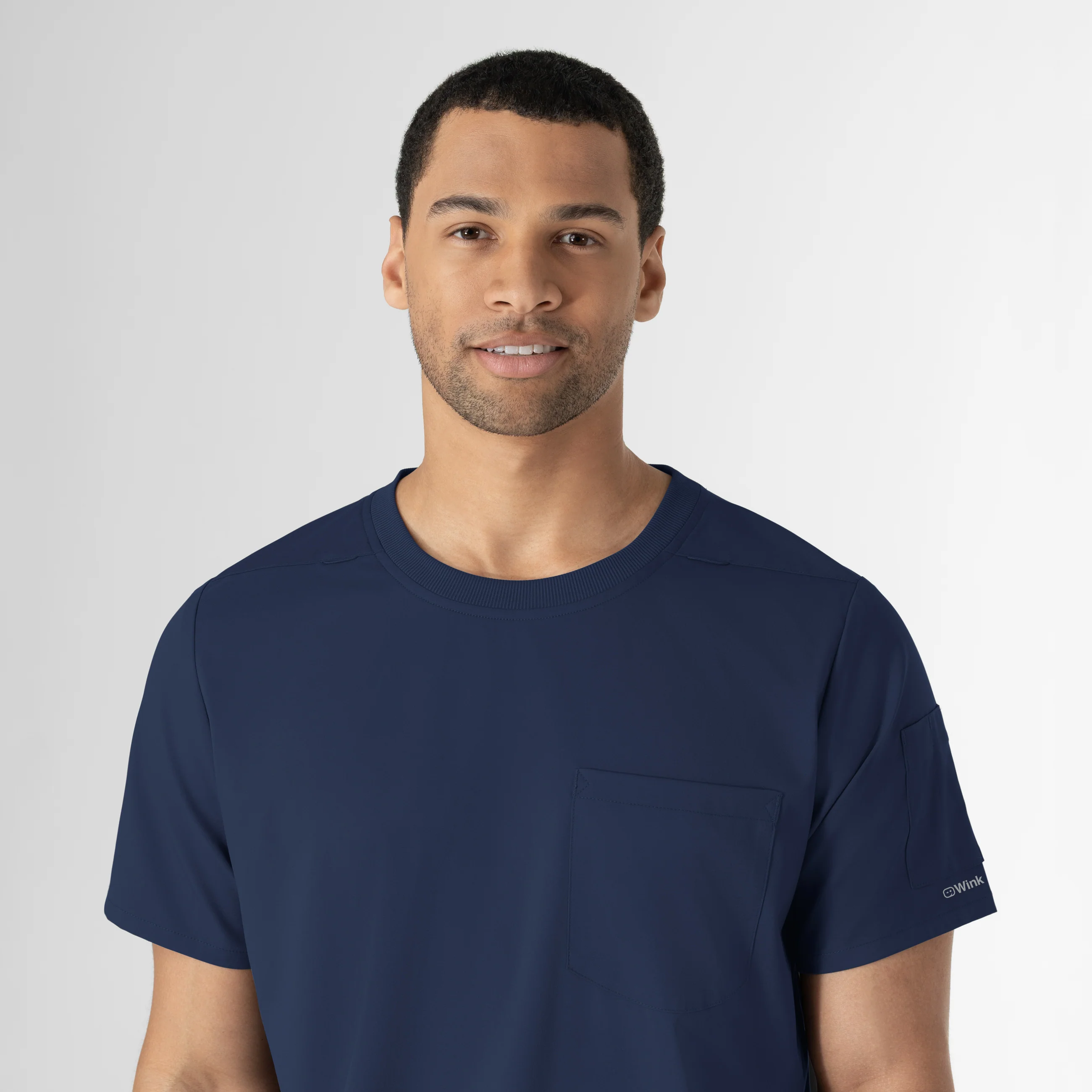 Boundless Men’s Classic Tee Scrub Top - Navy - Image 8