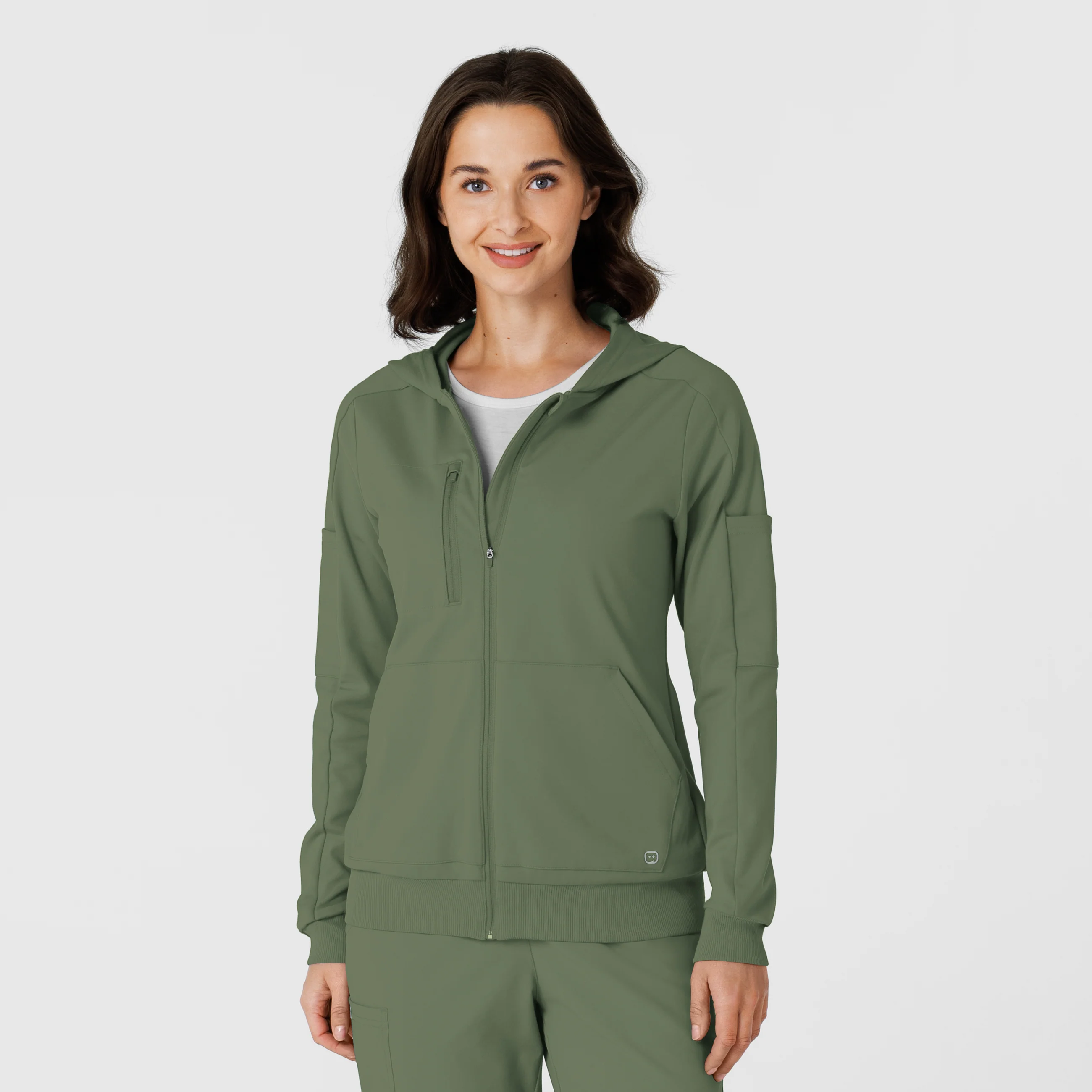RENEW Knit Women’s Zip Hoodie - Olive