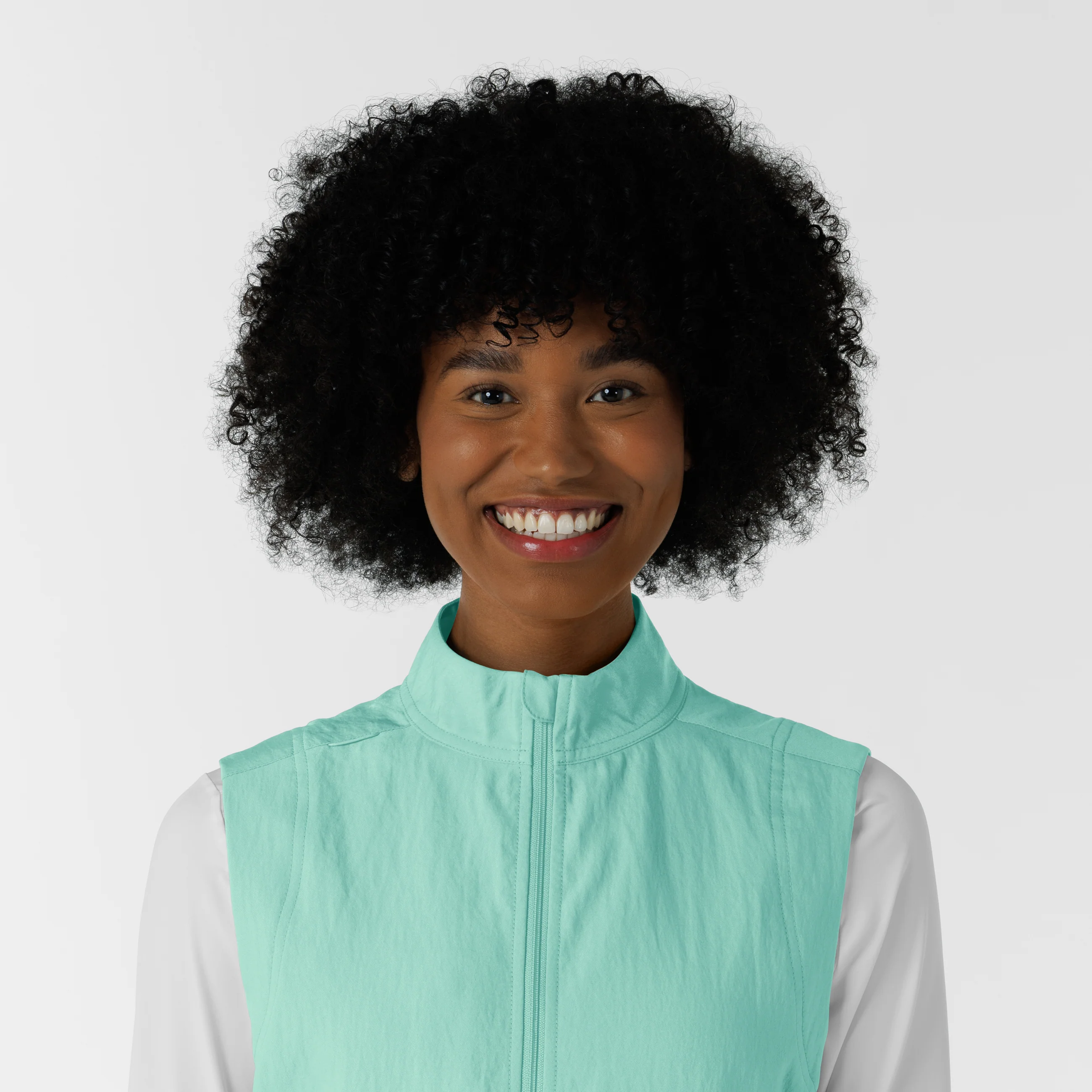 Women's Everything Everywhere Scrub Vest - Aruba Blue - Image 5