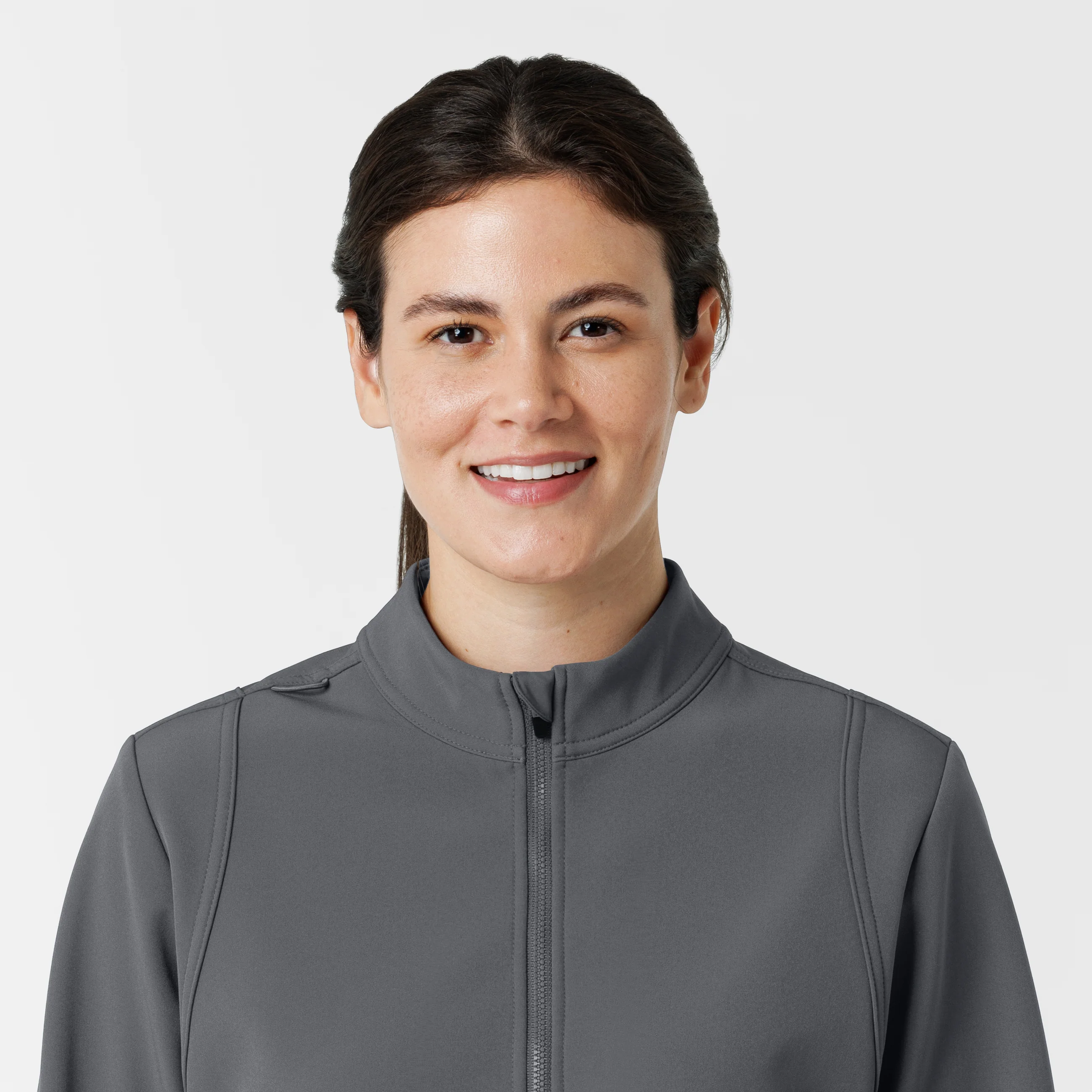 Women's Softshell Scrub Jacket - Pewter - Image 5