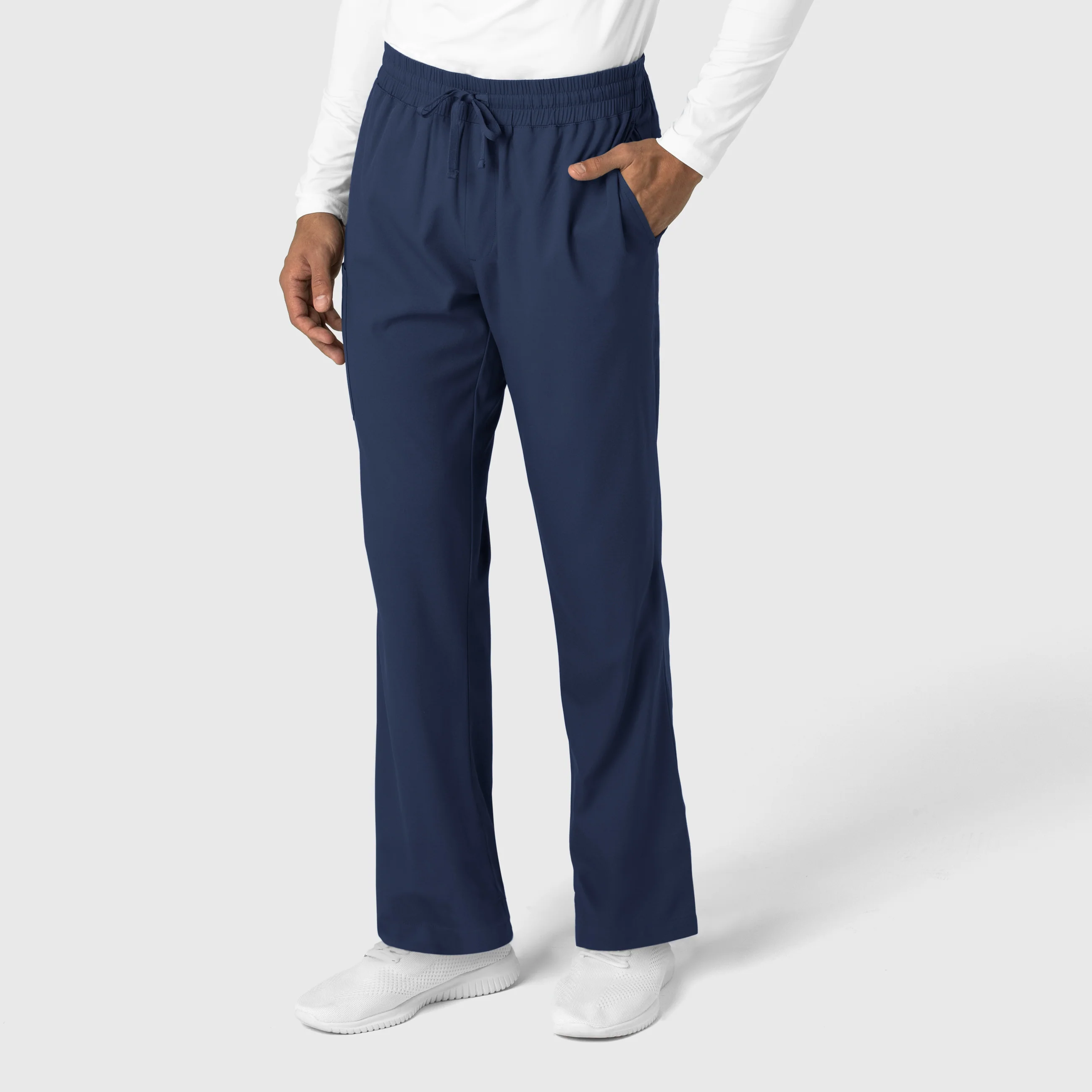 Boundless Men's Straight Leg Scrub Pant - Navy - Image 4
